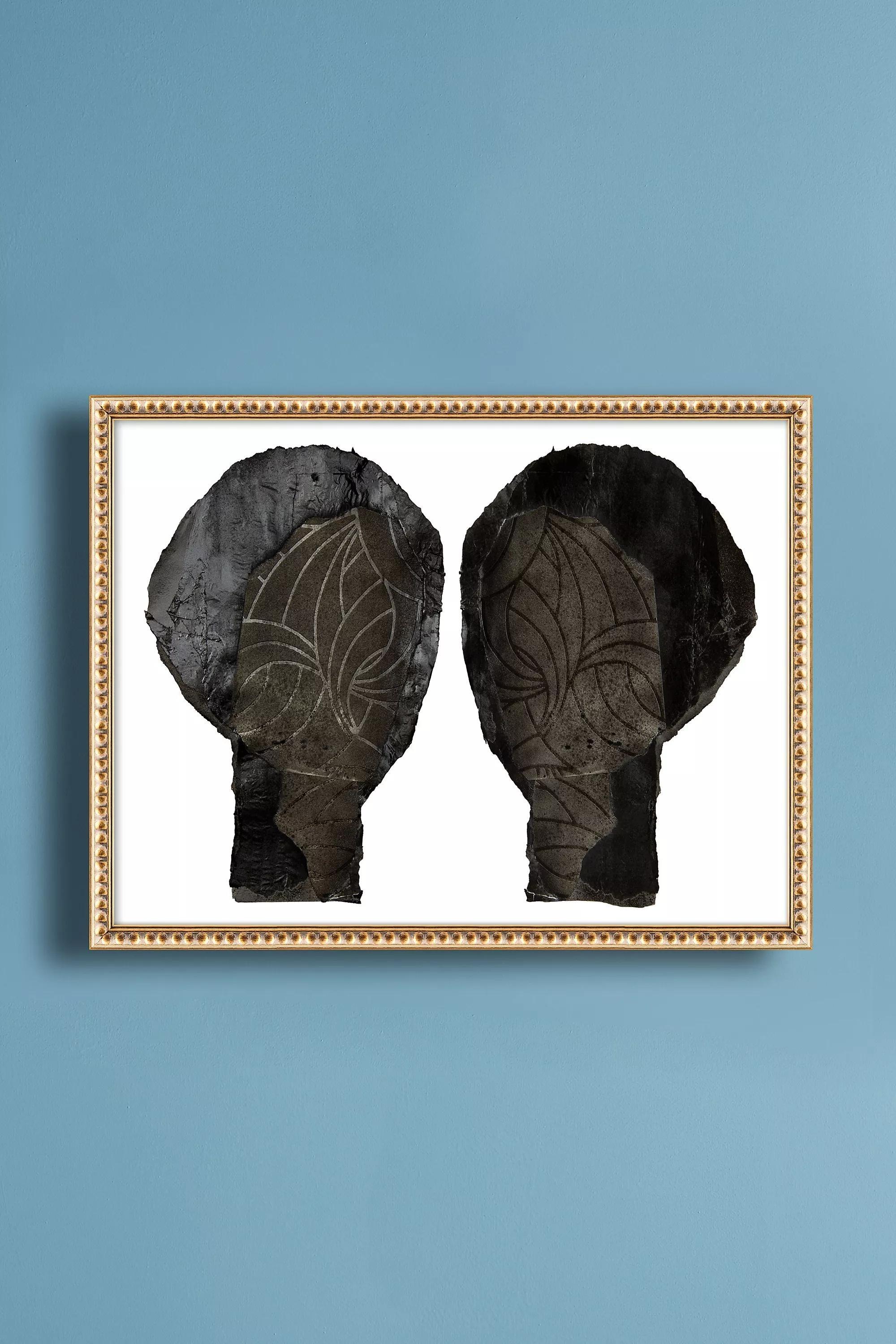 GOLD Two Heads Wall Art, A501_0070, large image number 0