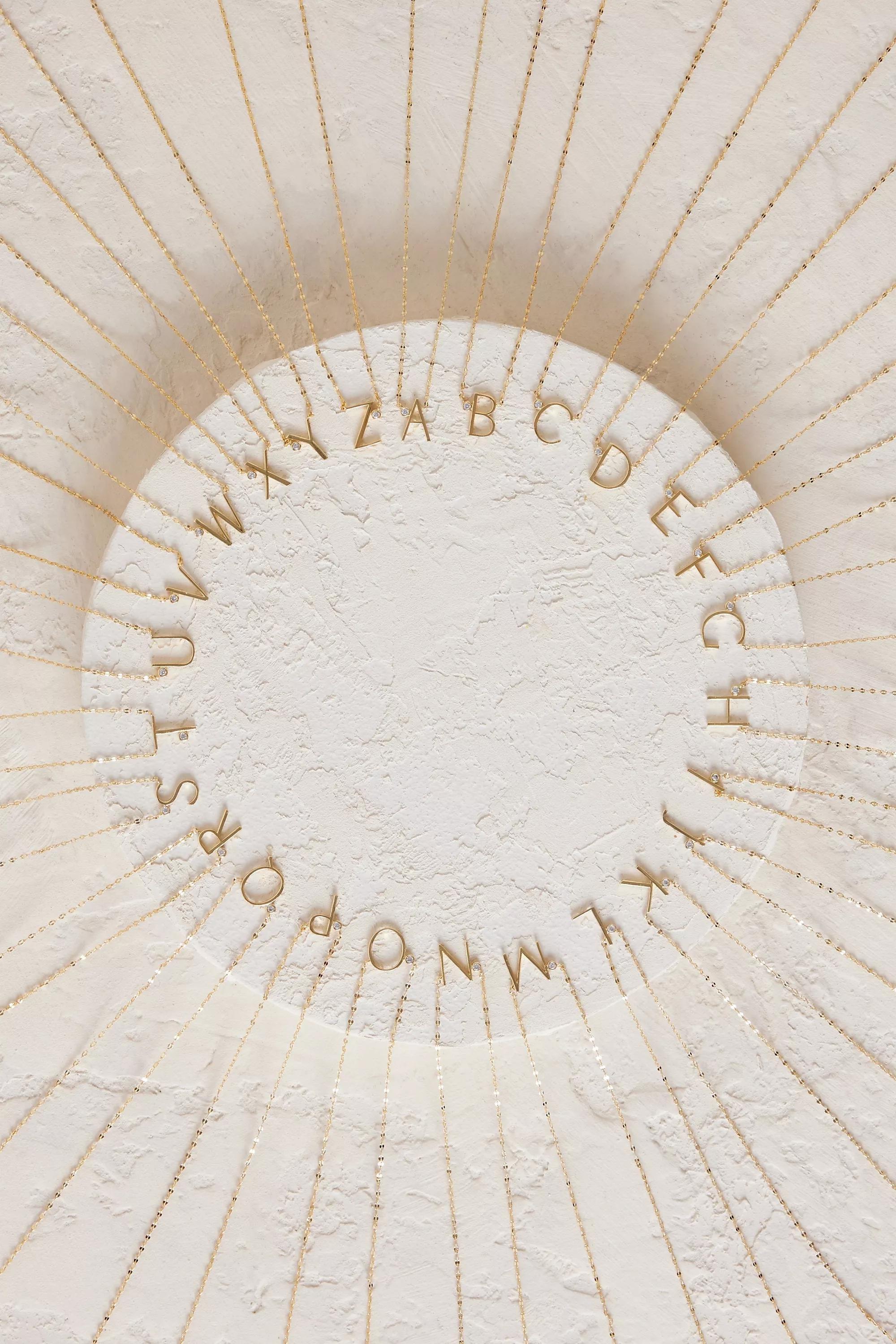 Q Monogram Charm Necklace, A501_0917, large image number 0