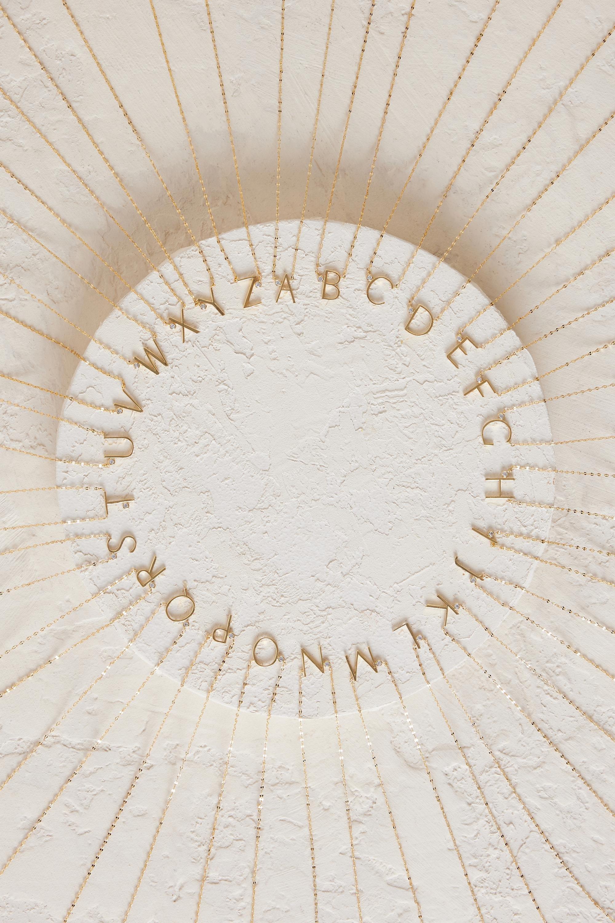 Q Monogram Charm Necklace, A501_0917, large image number 1