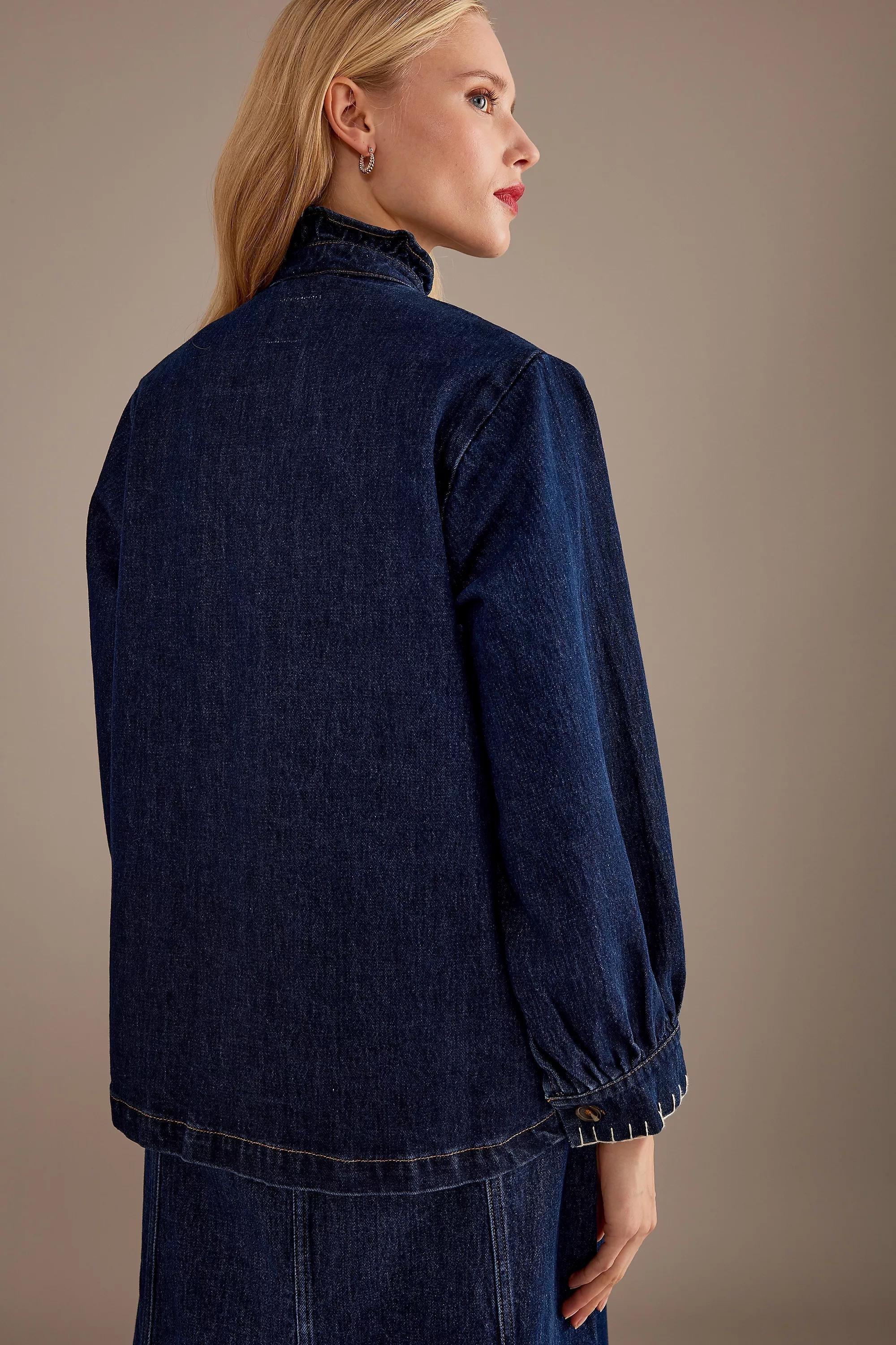 Seventy + Mochi Pablo Denim Jacket, Navy, , large image number 4
