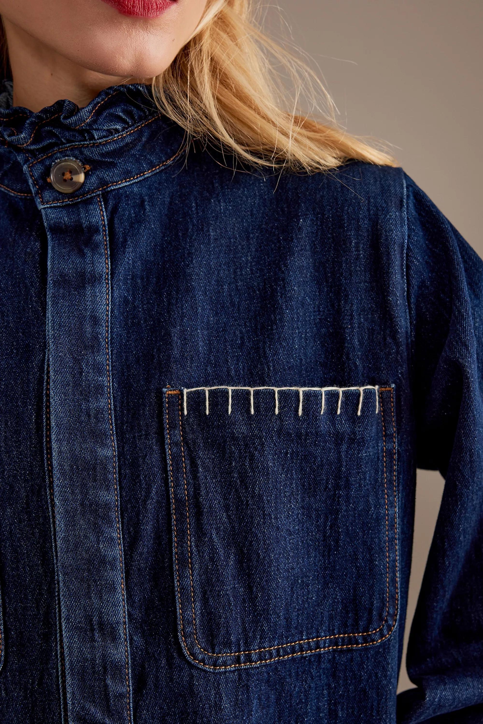 Seventy + Mochi Pablo Denim Jacket, Navy, , large image number 5