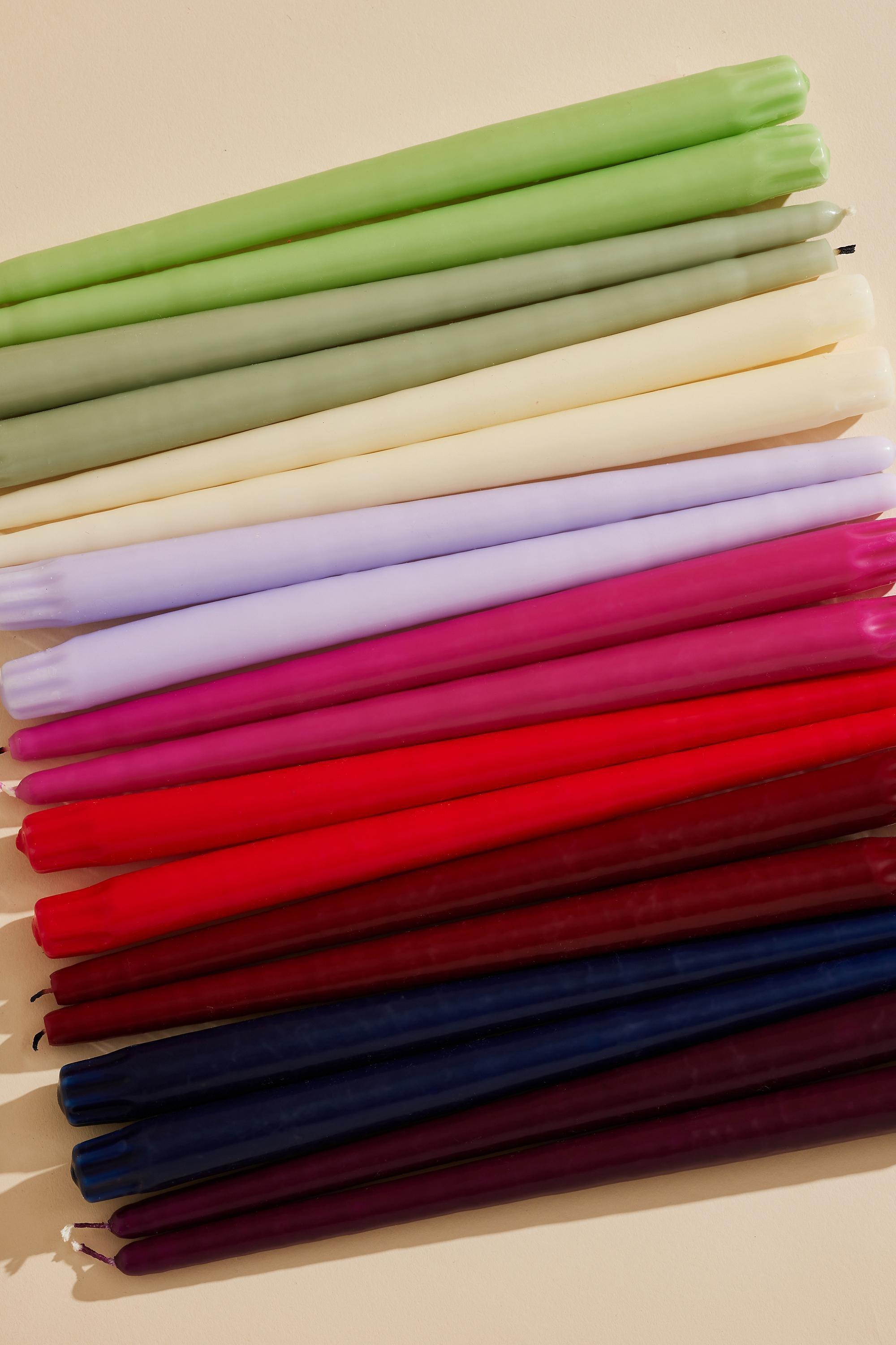 Set of 2 Taper Candles, Red, A501_0261, large image number 2