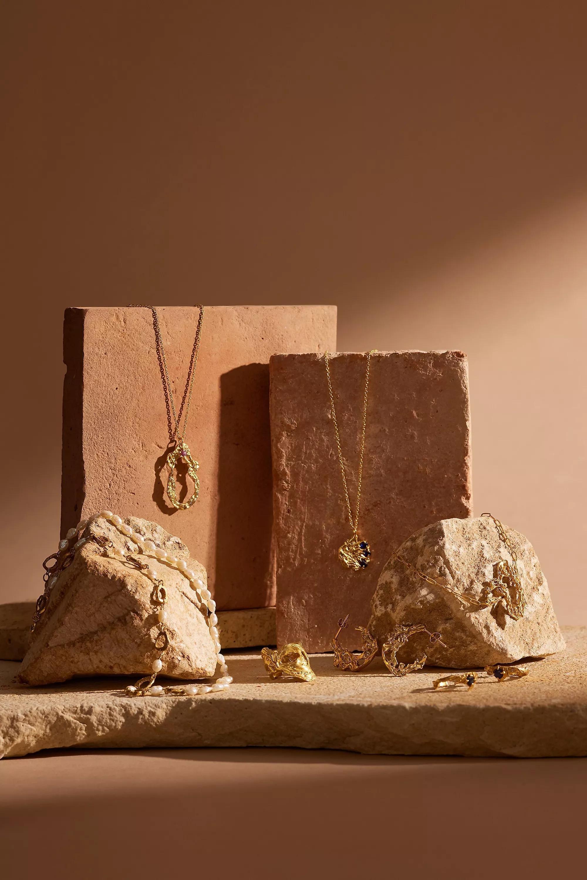 Loveness Lee Leucia Aurum Necklace, Gold, , large image number 4