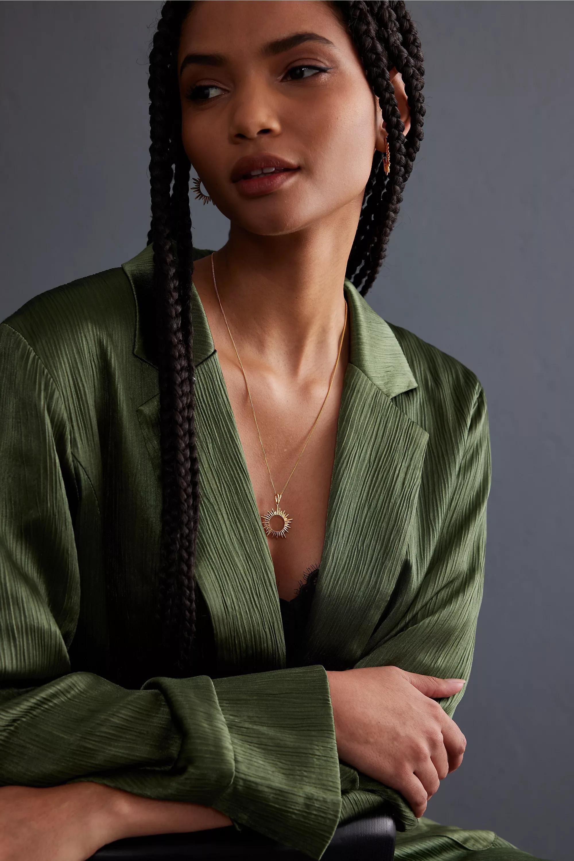 Anthropologie Pendant, Gold, A501_0070, large image number 0