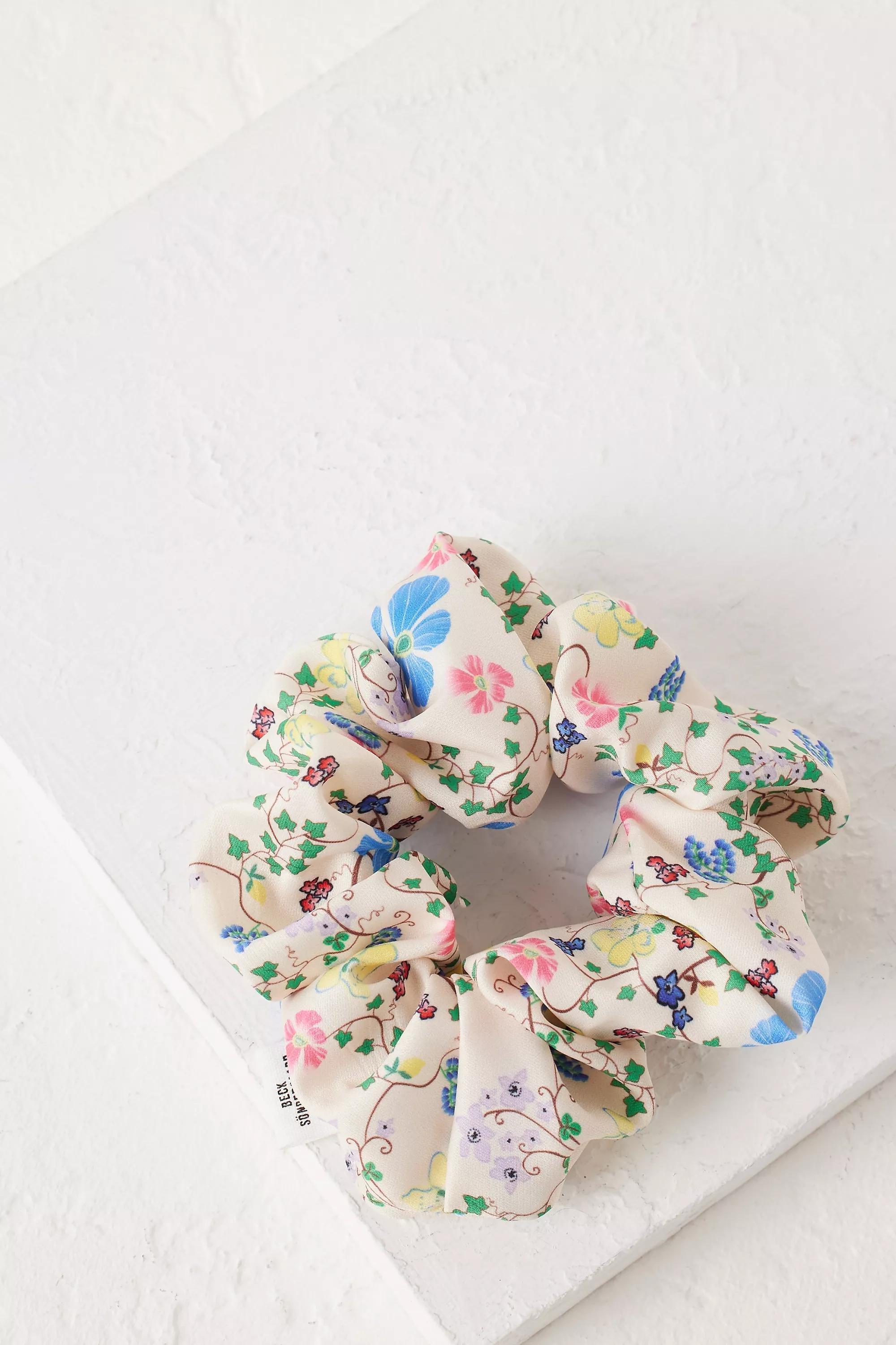Becksondergaard Ireni Floral Hair Scrunchie, Multicolour, A501_0000, large image number 0