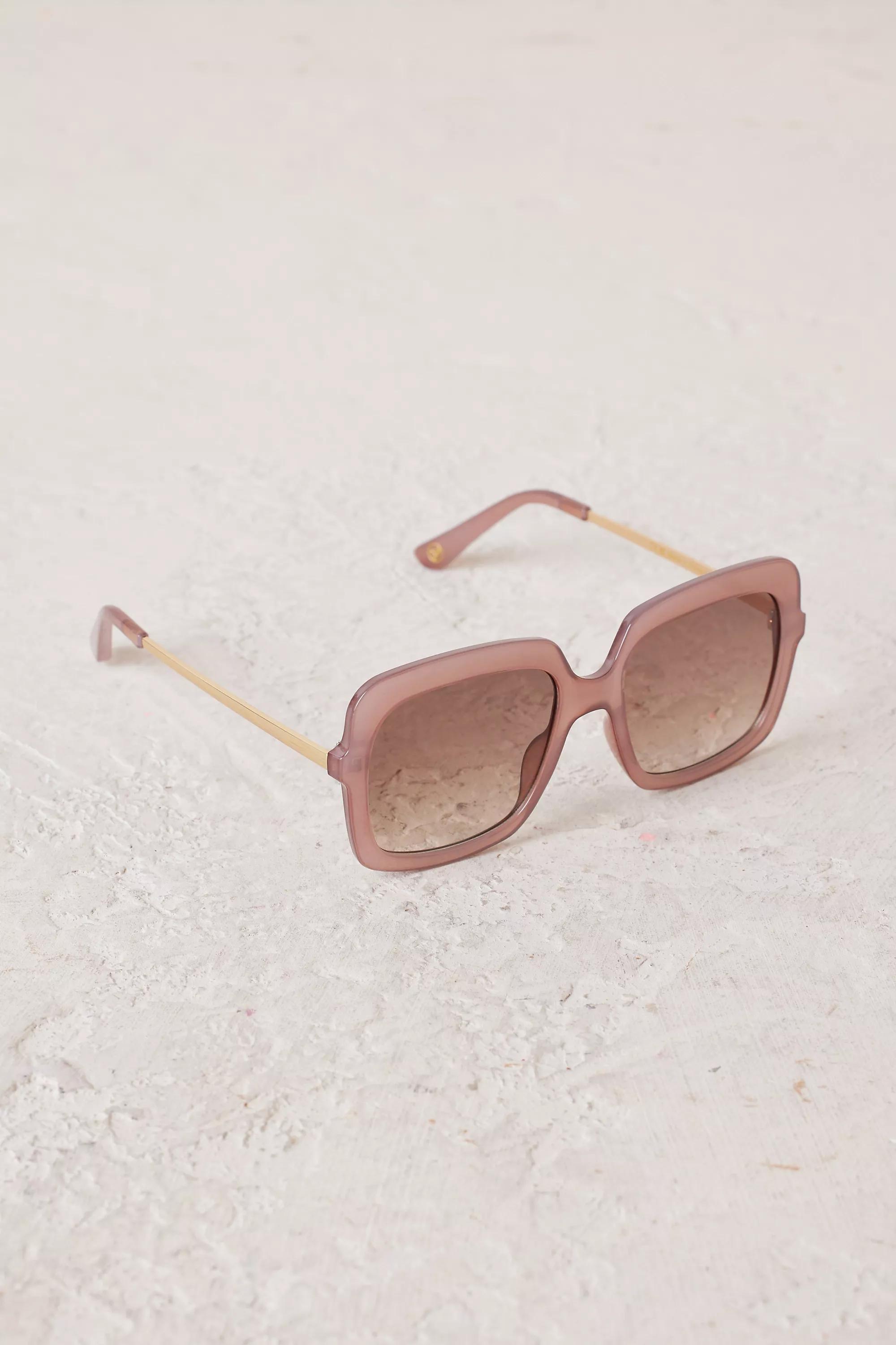 Oversized Square Sunglasses, PINK, , large image number 1