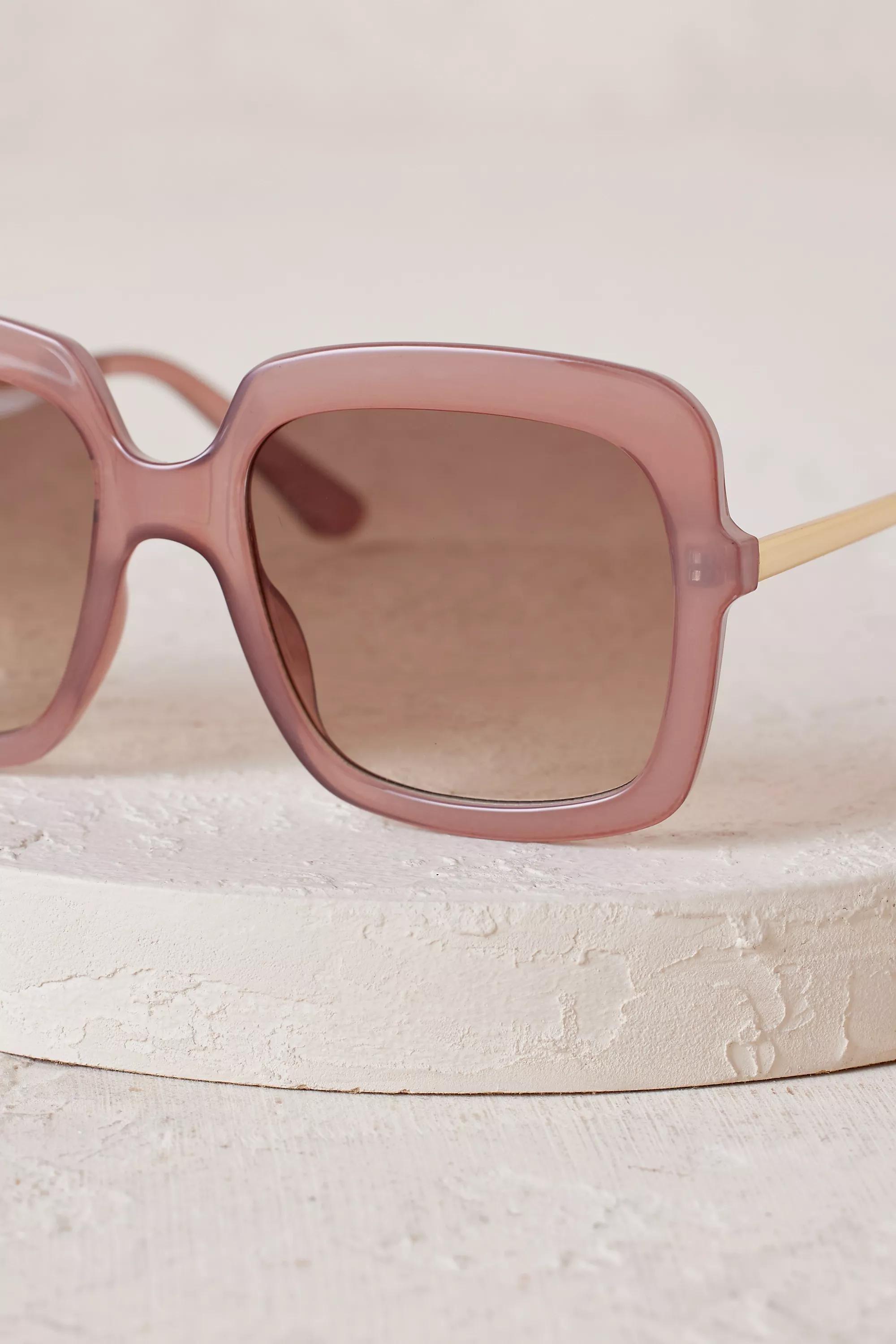 Oversized Square Sunglasses, PINK, , large image number 3