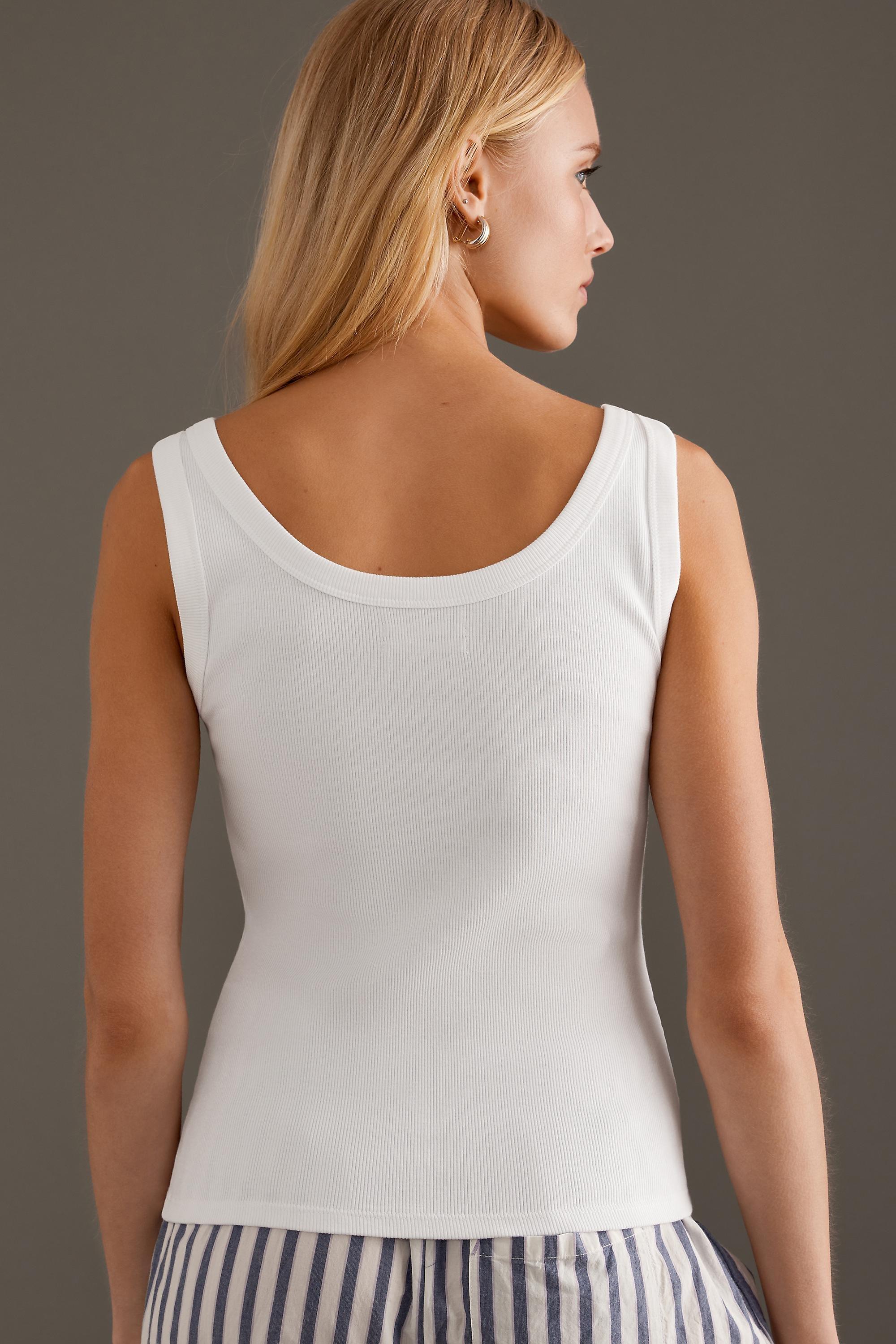 The Rib City Tank Top, White, White, large image number 2