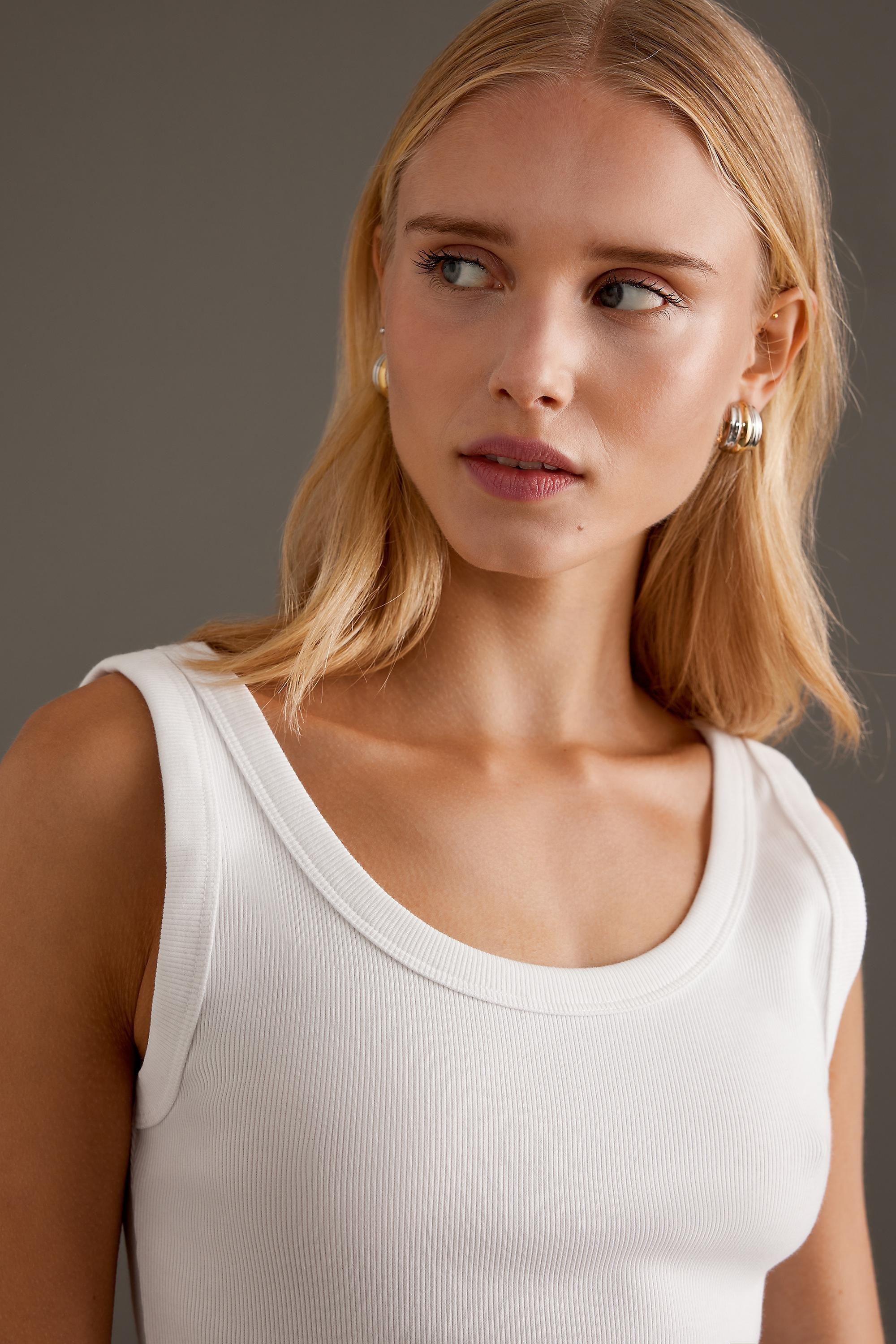 The Rib City Tank Top, White, White, large image number 3