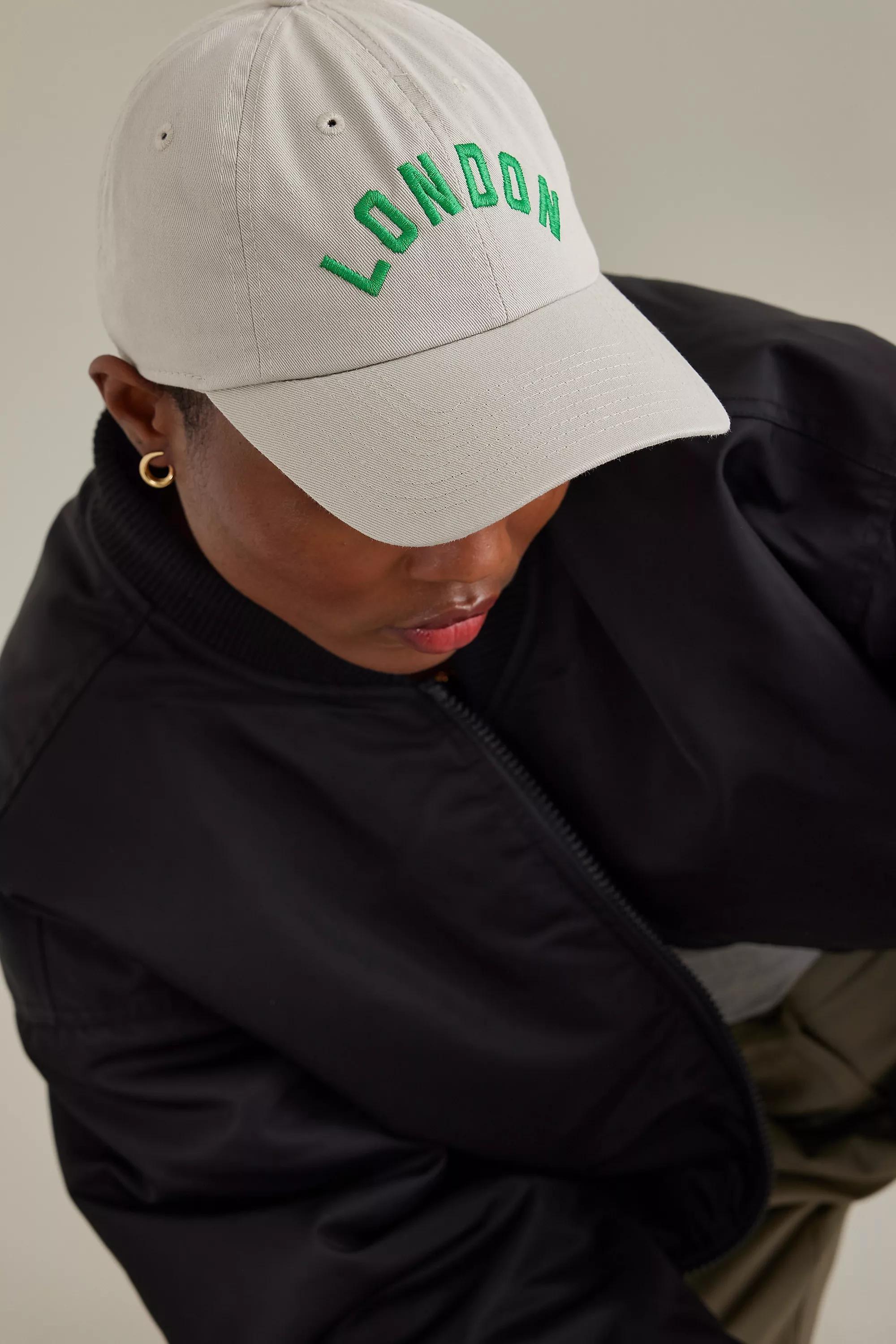 London Embroidered Cap, Beige, A501_0014, large image number 0