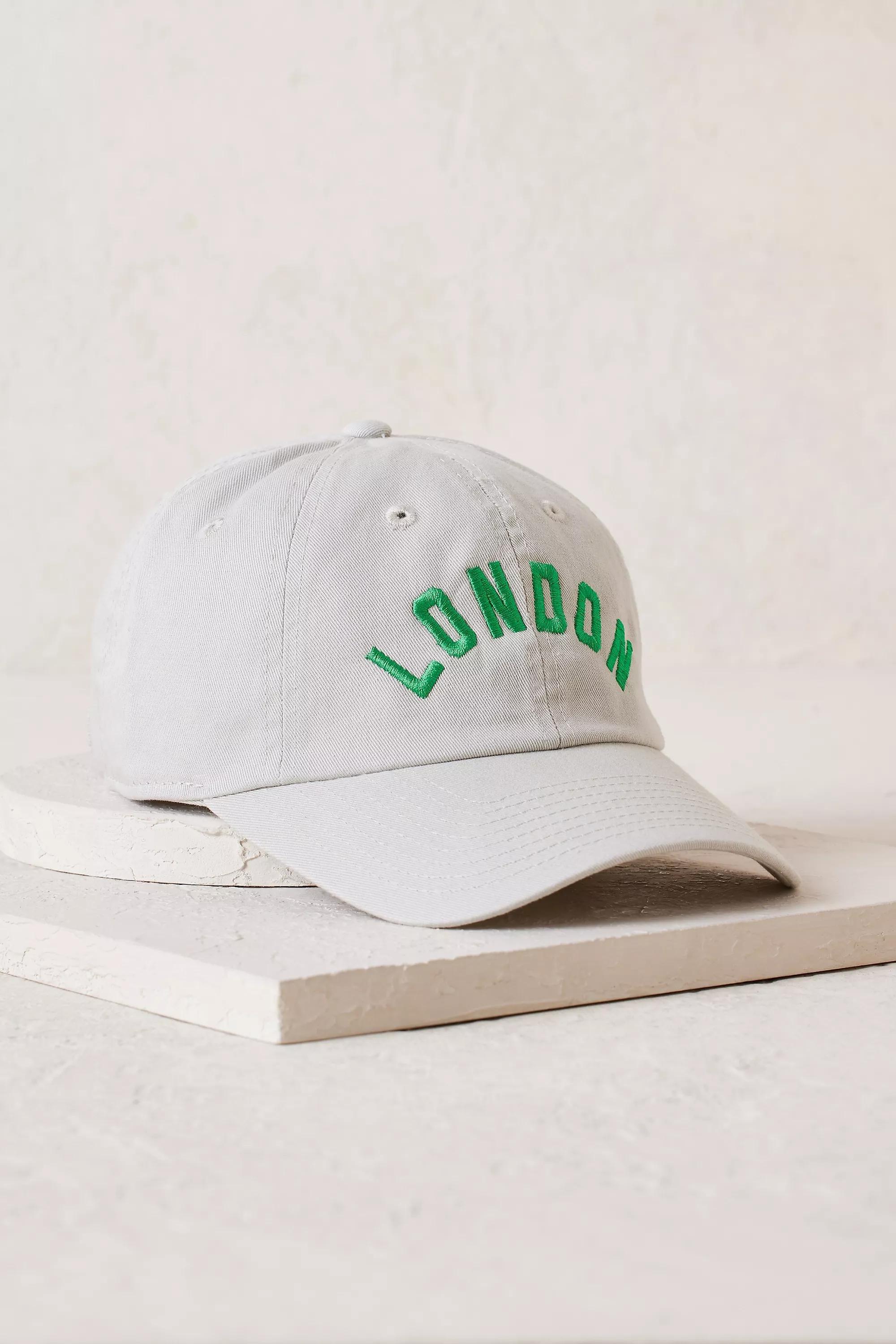 London Embroidered Cap, Beige, A501_0014, large image number 1