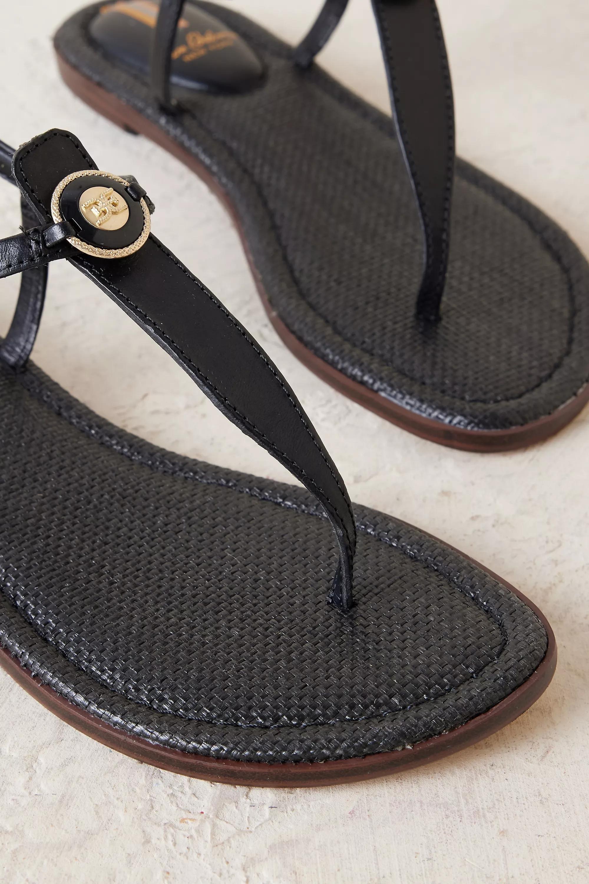 Sam Edelman Gigi Toe Post Sandals, Black, , large image number 4