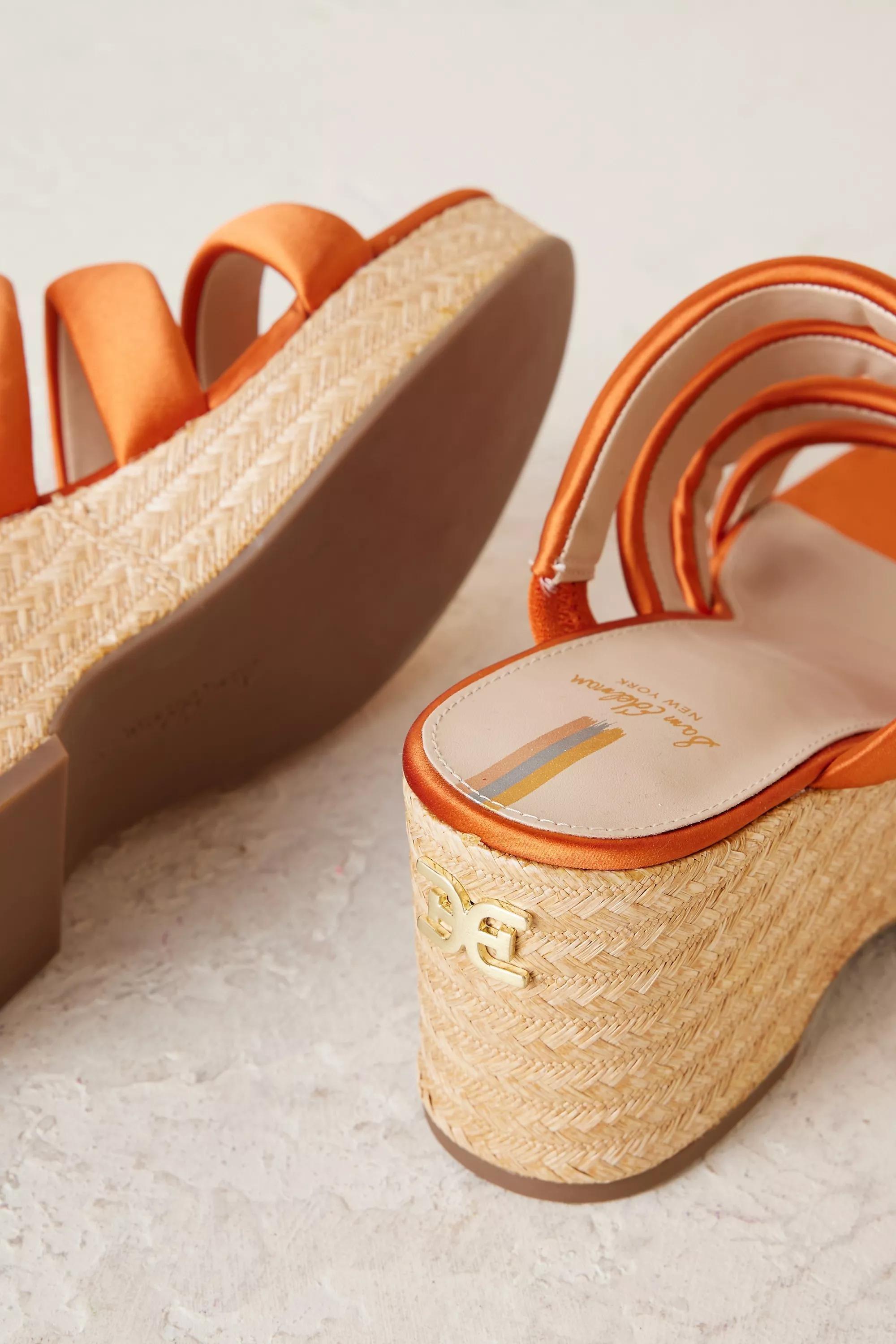 Sam Edelman Yuki Wedge Sandals, Orange, , large image number 3
