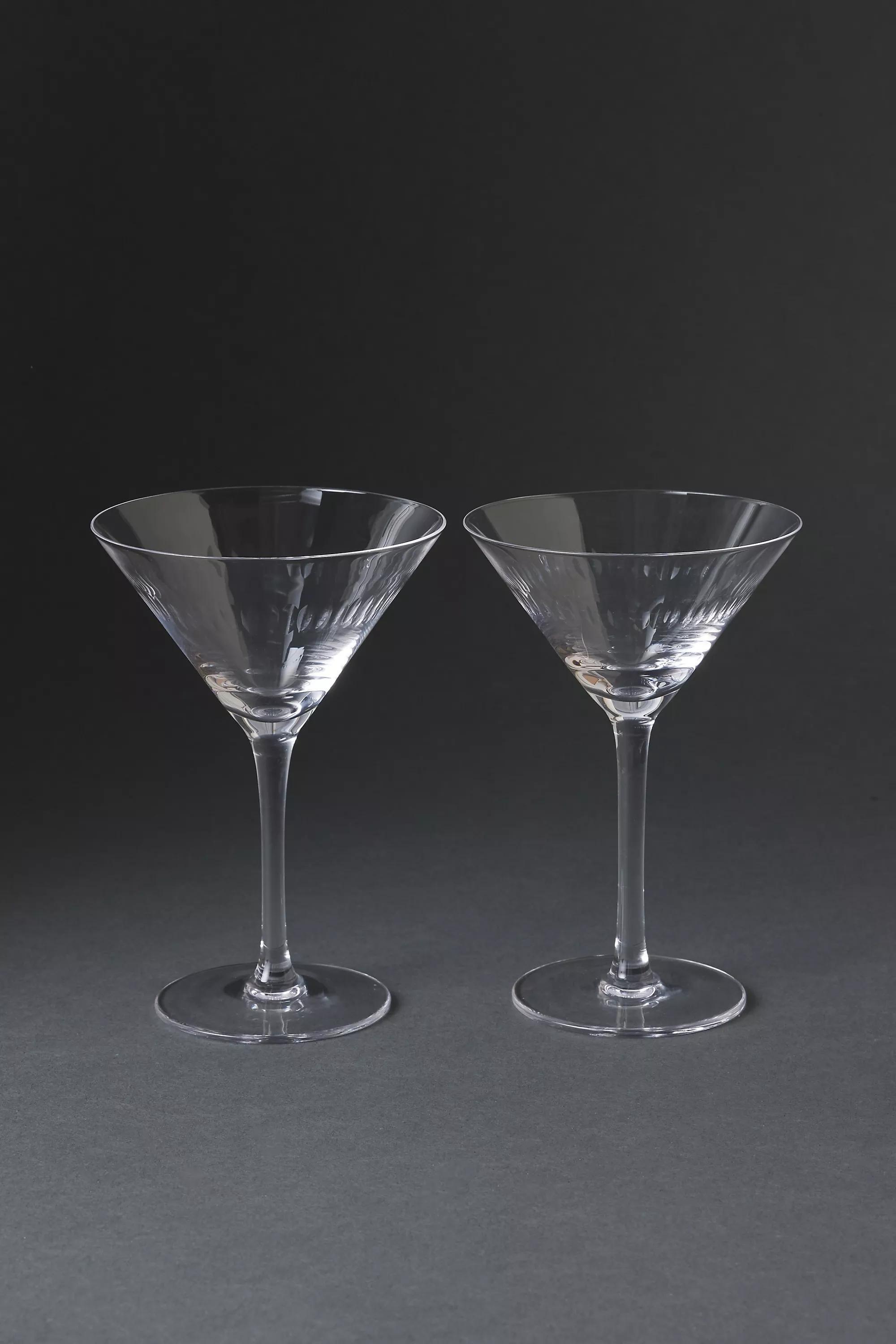 Set Of 2 The Vintage List Martini Glasses, Multicolour, A501_0000, large image number 1