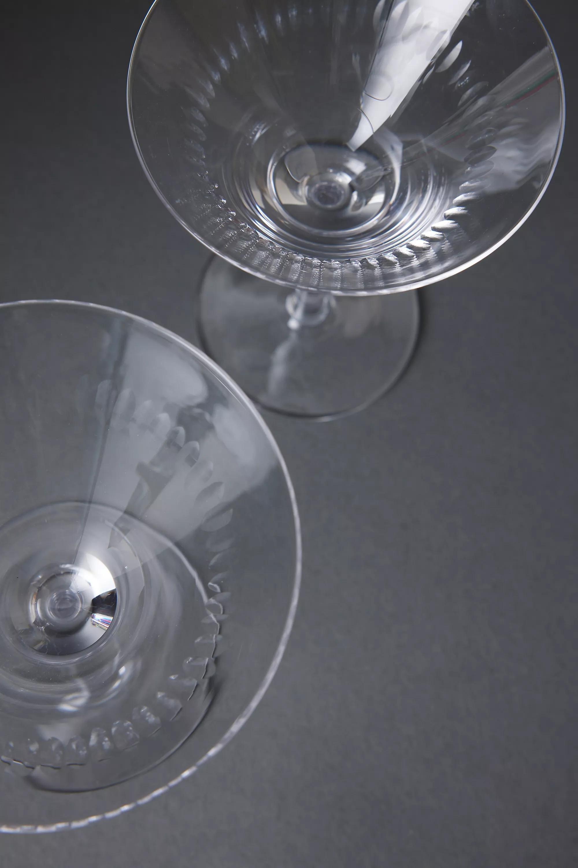 Set Of 2 The Vintage List Martini Glasses, Multicolour, A501_0000, large image number 3