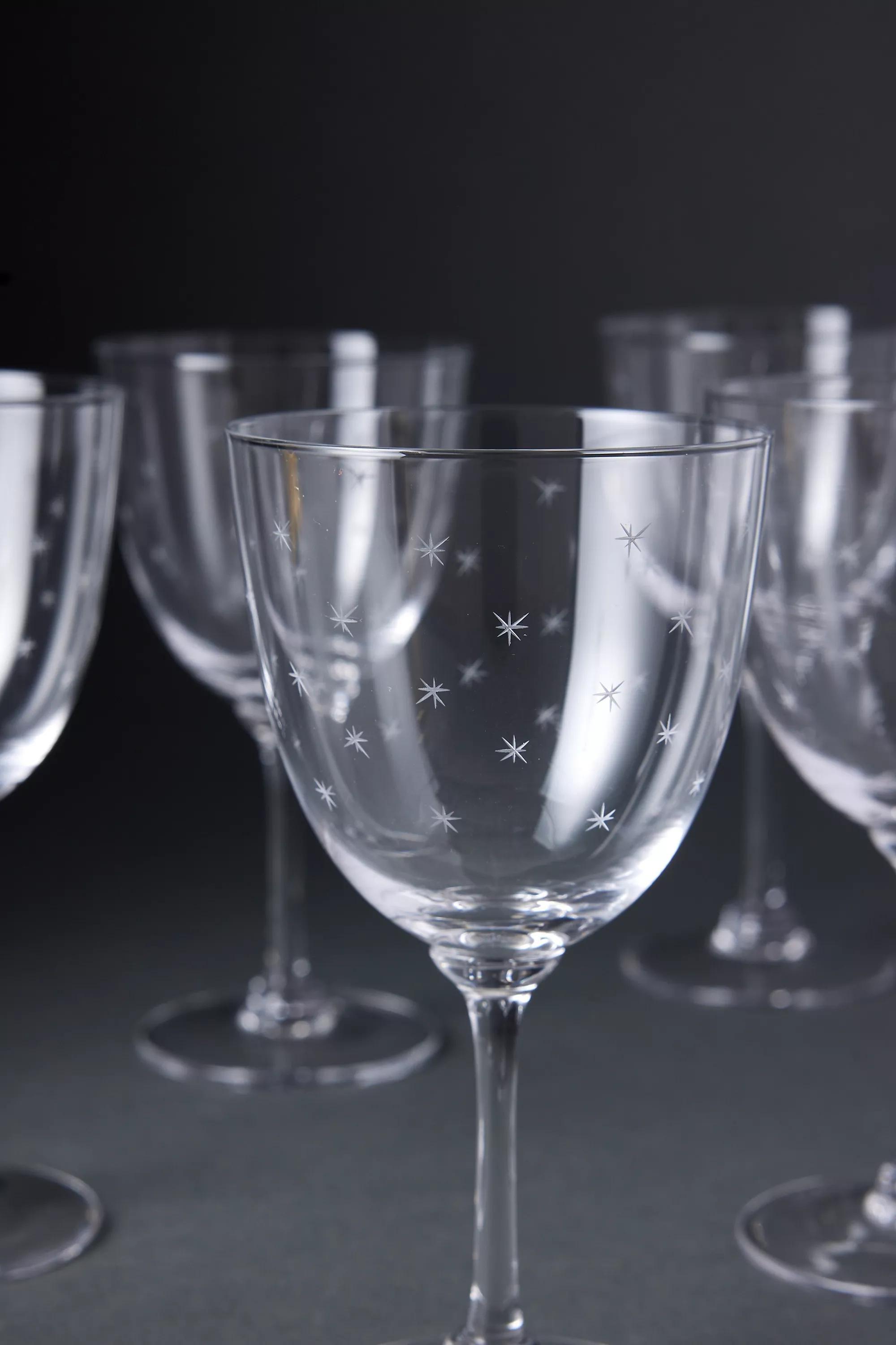 Set Of 6 The Vintage List Wine Glasses, Multicolour, A501_0000, large image number 2