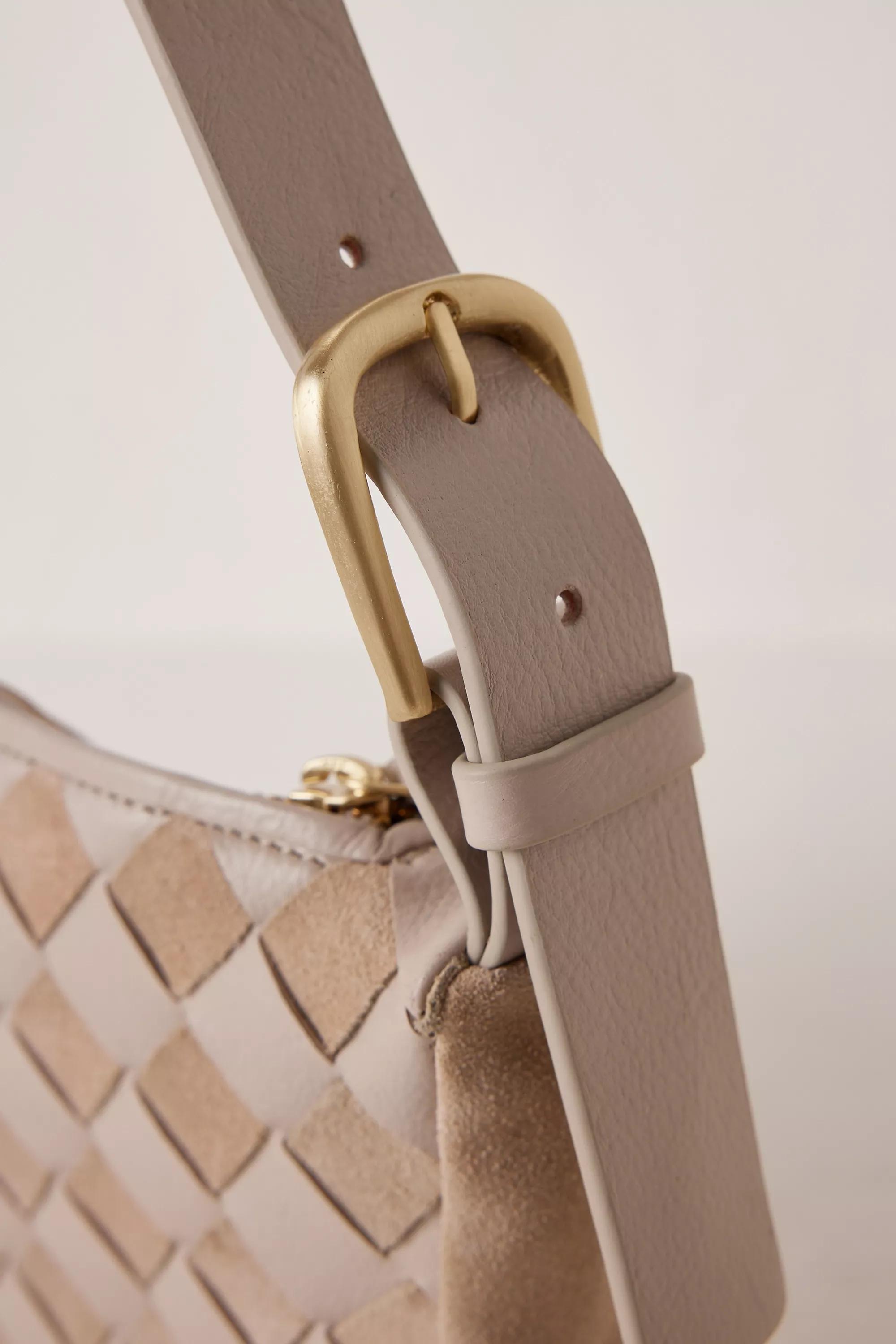 Check Leather Crossbody Bag, Beige, A501_0023, large image number 2
