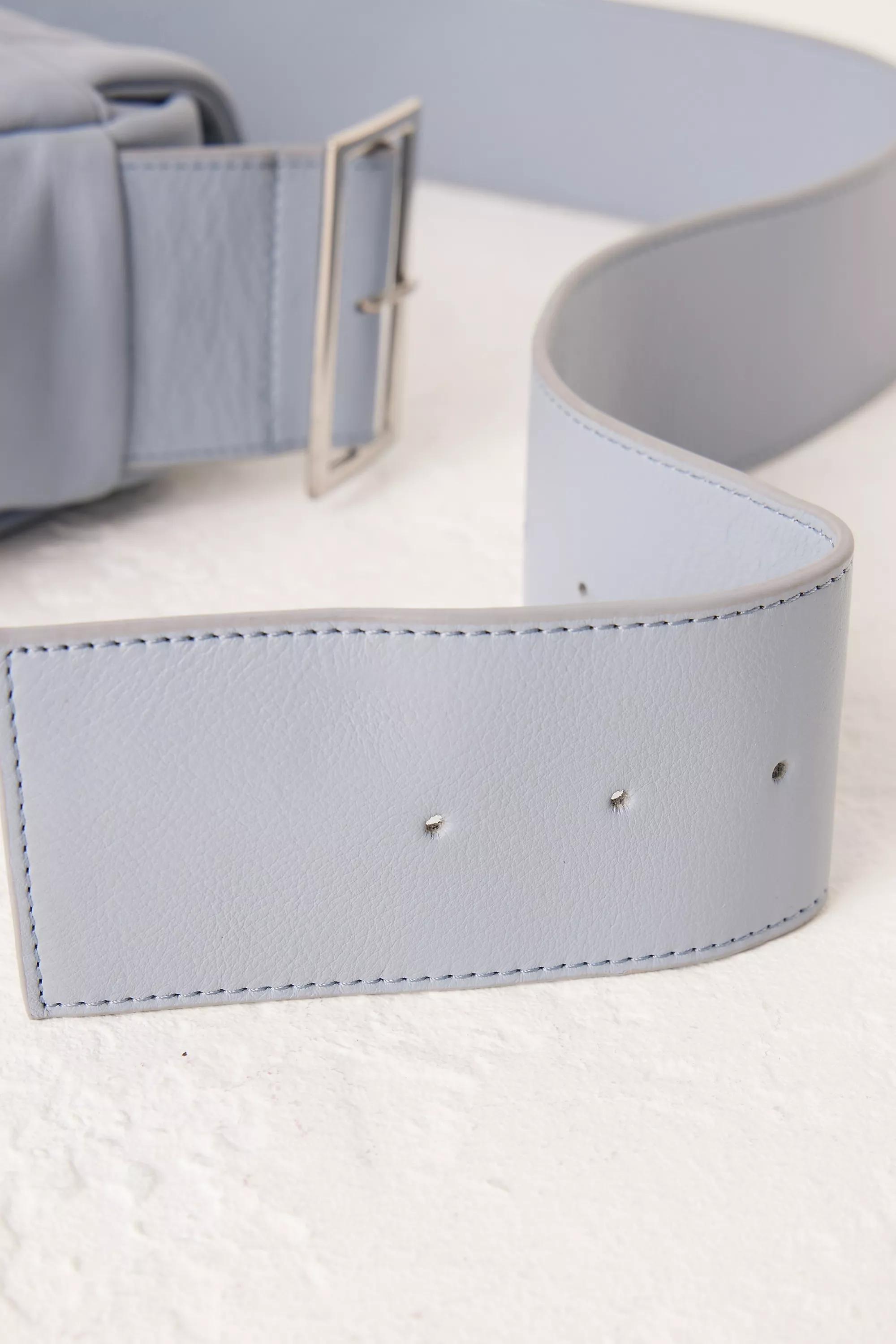 Leather Boxy Crossbody Bag, Blue, A501_0045, large image number 4