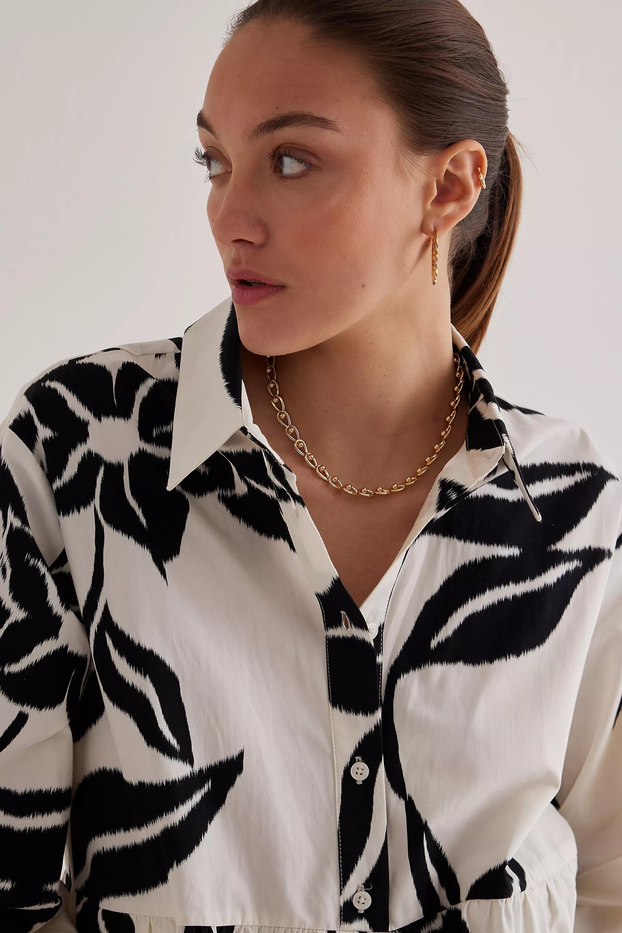The Bettina Shirt Dress, White, , large image number 2