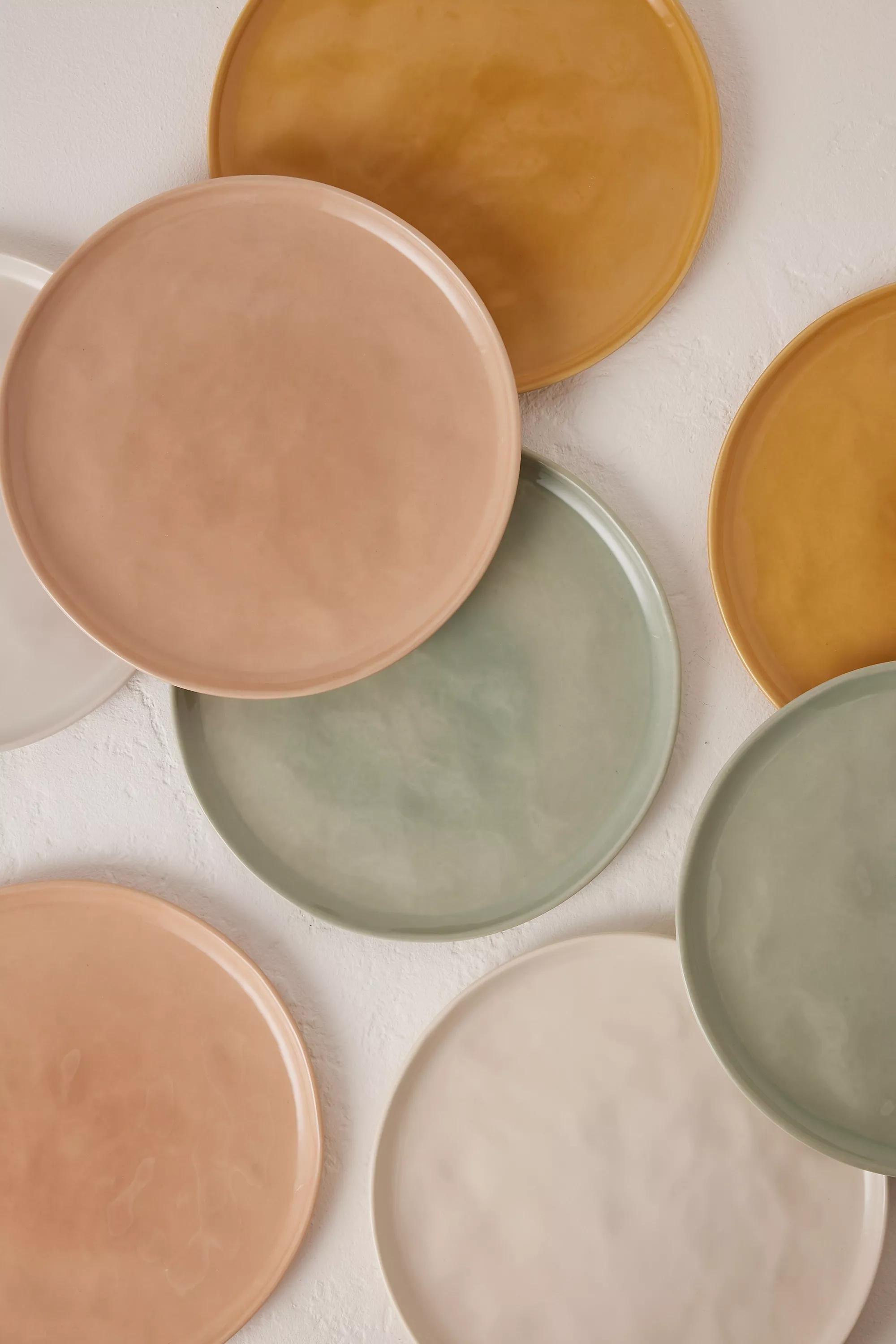 Set of 2 Barton Croft Side Plates, Cream, A501_0012, large image number 0