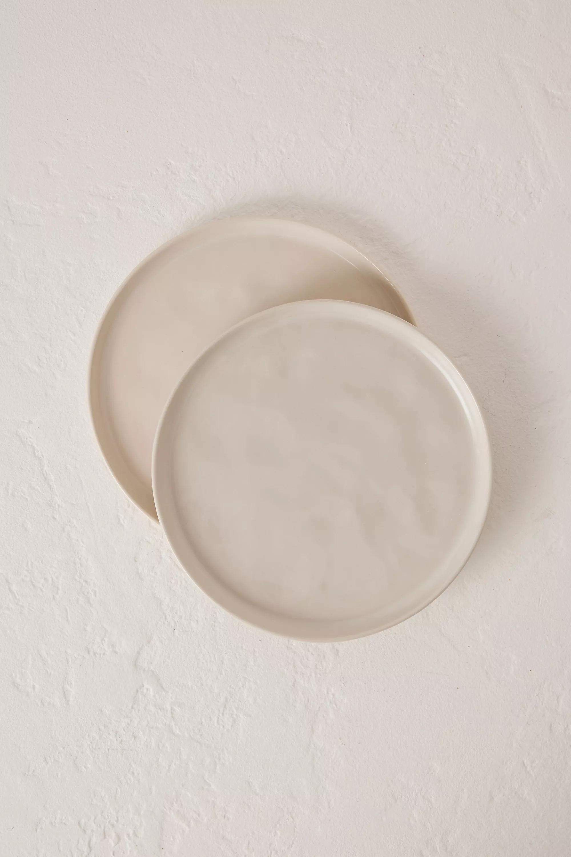 Set of 2 Barton Croft Side Plates, Cream, A501_0012, large image number 1