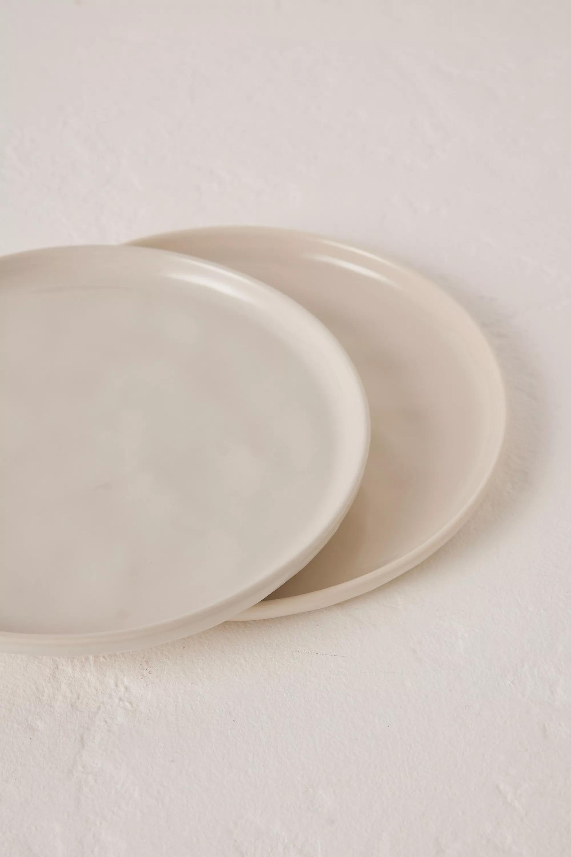Set of 2 Barton Croft Side Plates, Cream, A501_0012, large image number 2