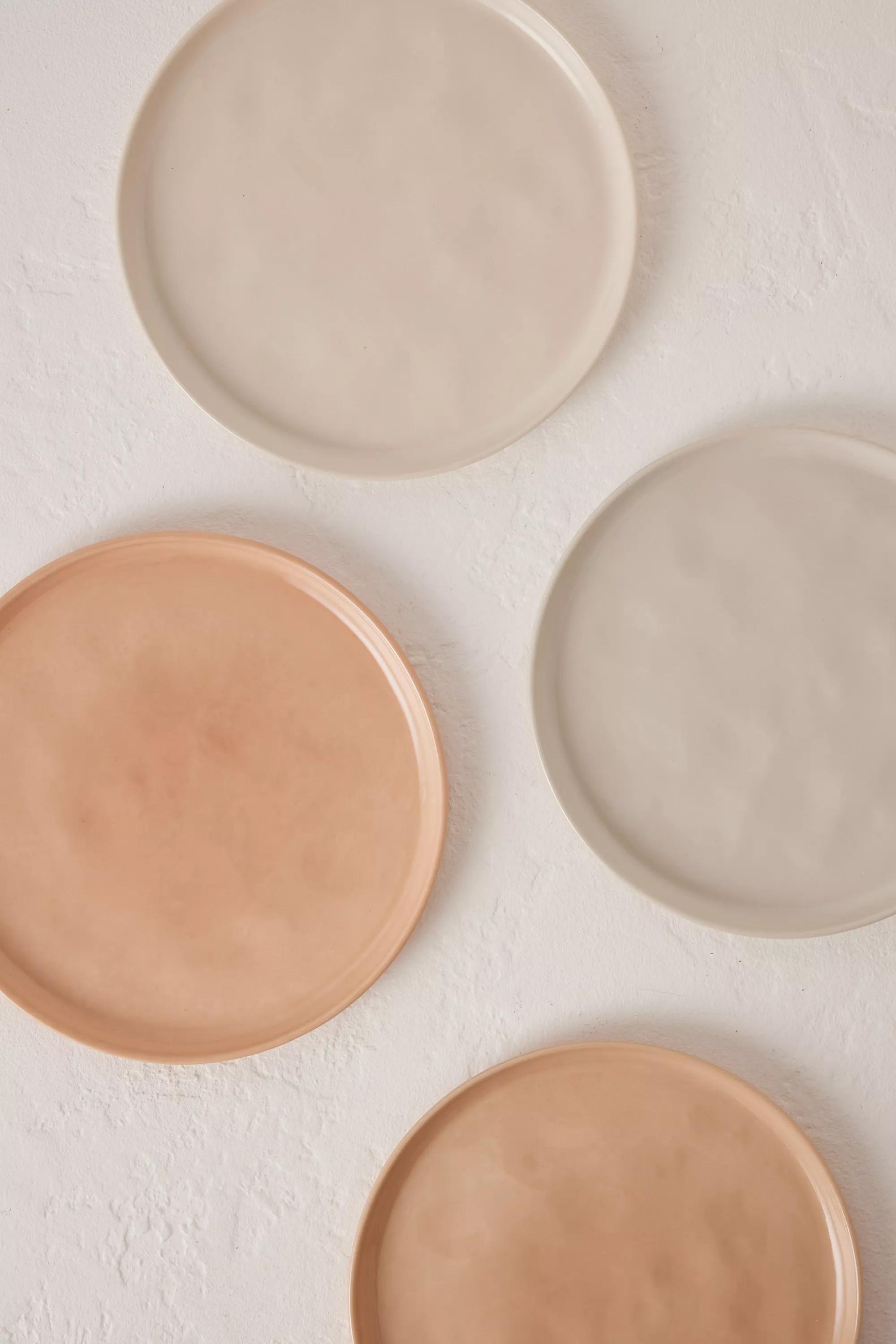 Set of 2 Barton Croft Side Plates, Cream, A501_0012, large image number 4