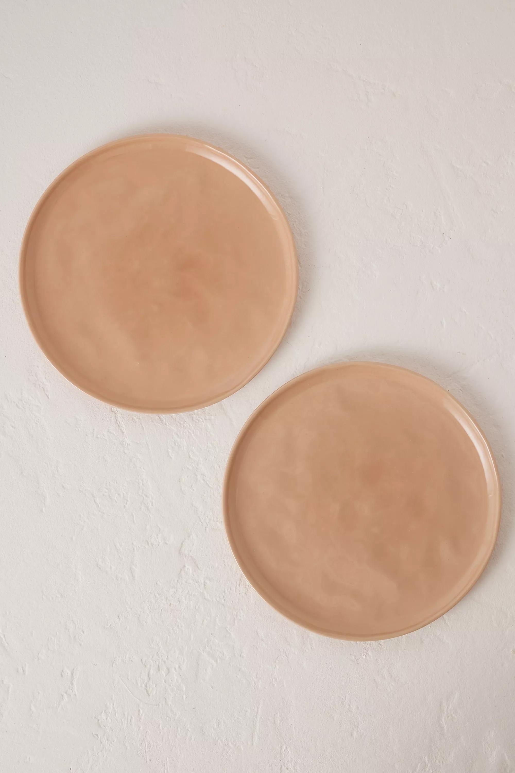 Set Of 2 Barton Croft Dinner Plates, Beige, A501_0067, large image number 0