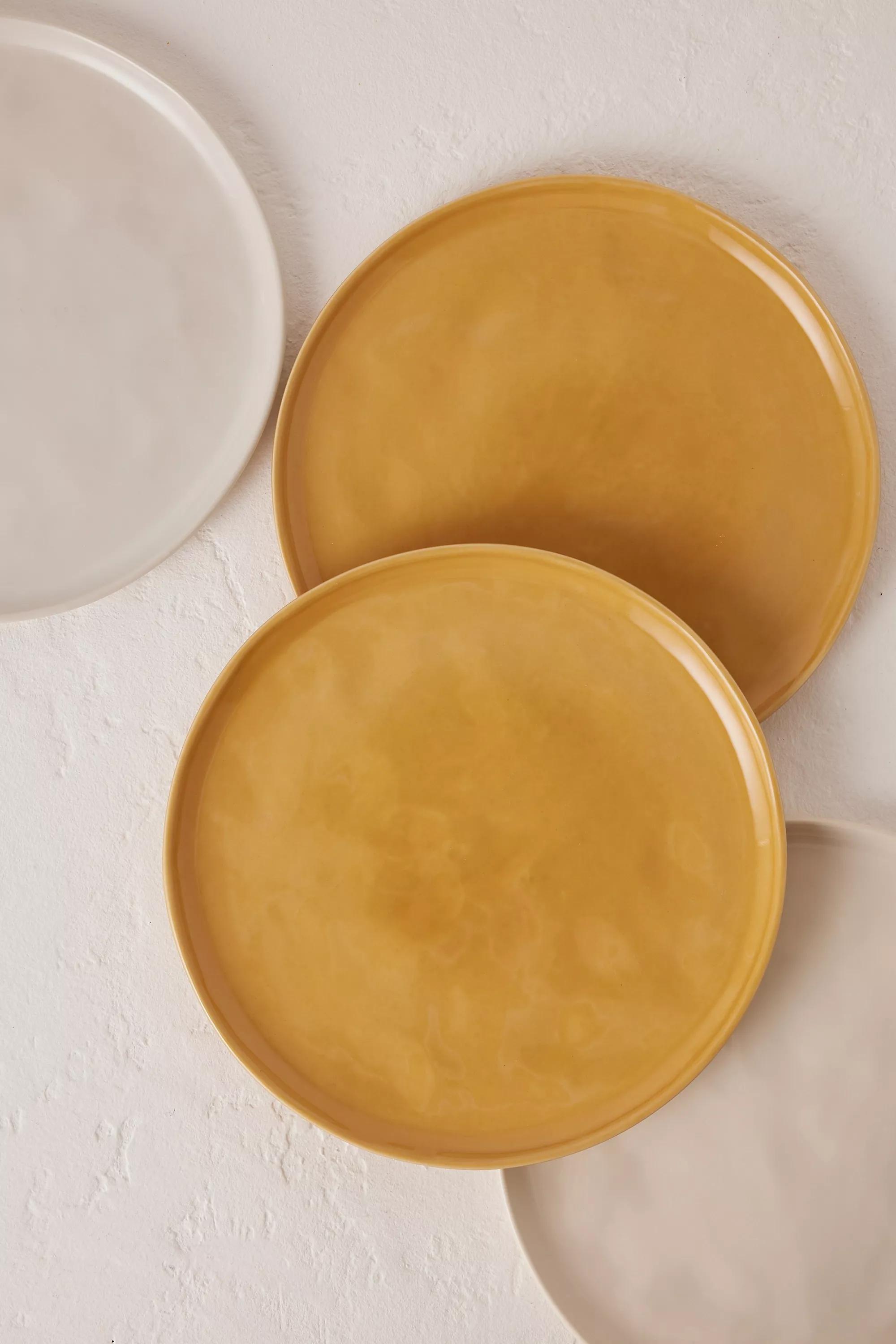Set Of 2 Barton Croft Dinner Plates, Brown, A501_0073, large image number 3