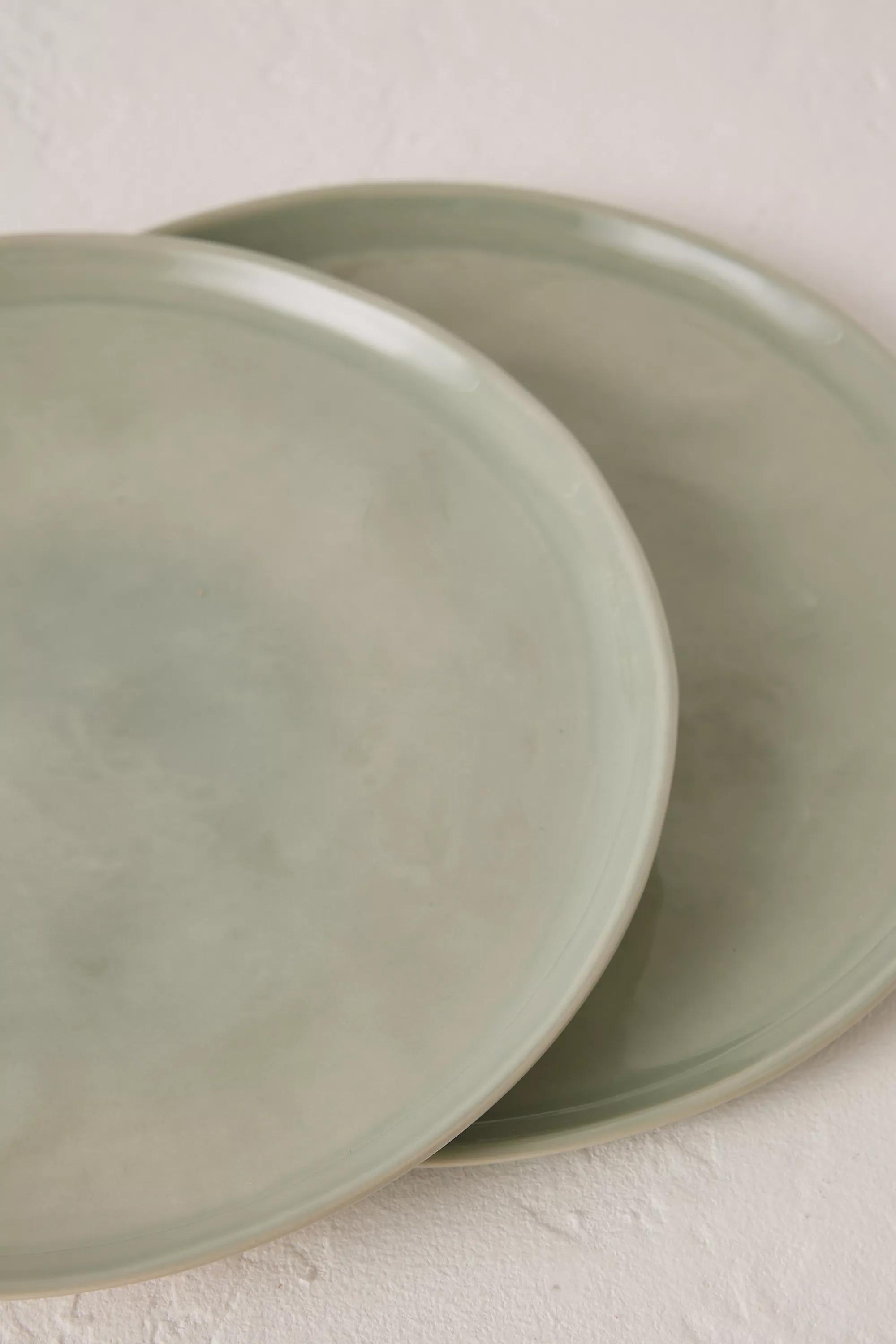 Set Of 2 Barton Croft Dinner Plates, Blue, A501_0102, large image number 1