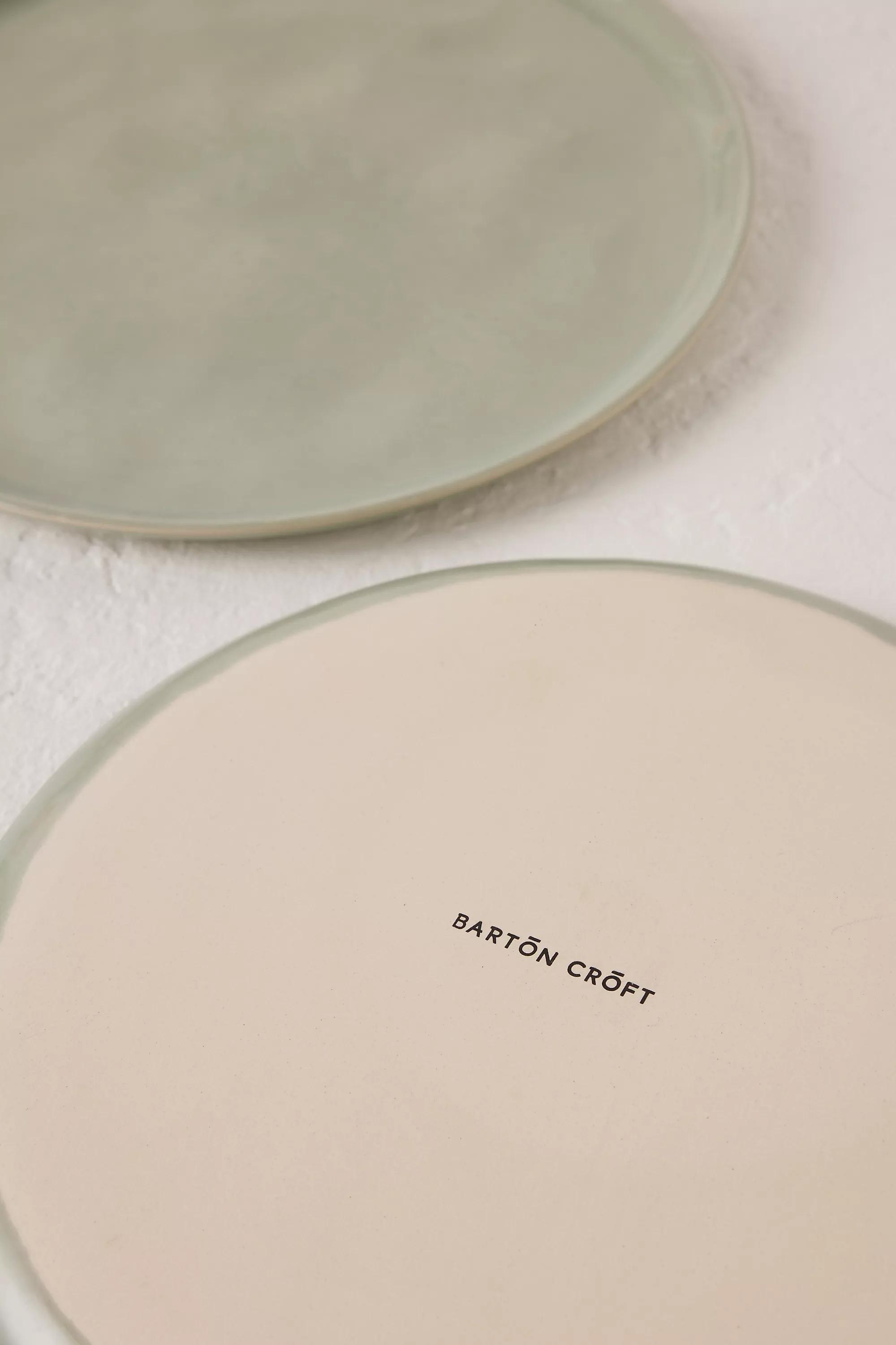 Set Of 2 Barton Croft Dinner Plates, Blue, A501_0102, large image number 2