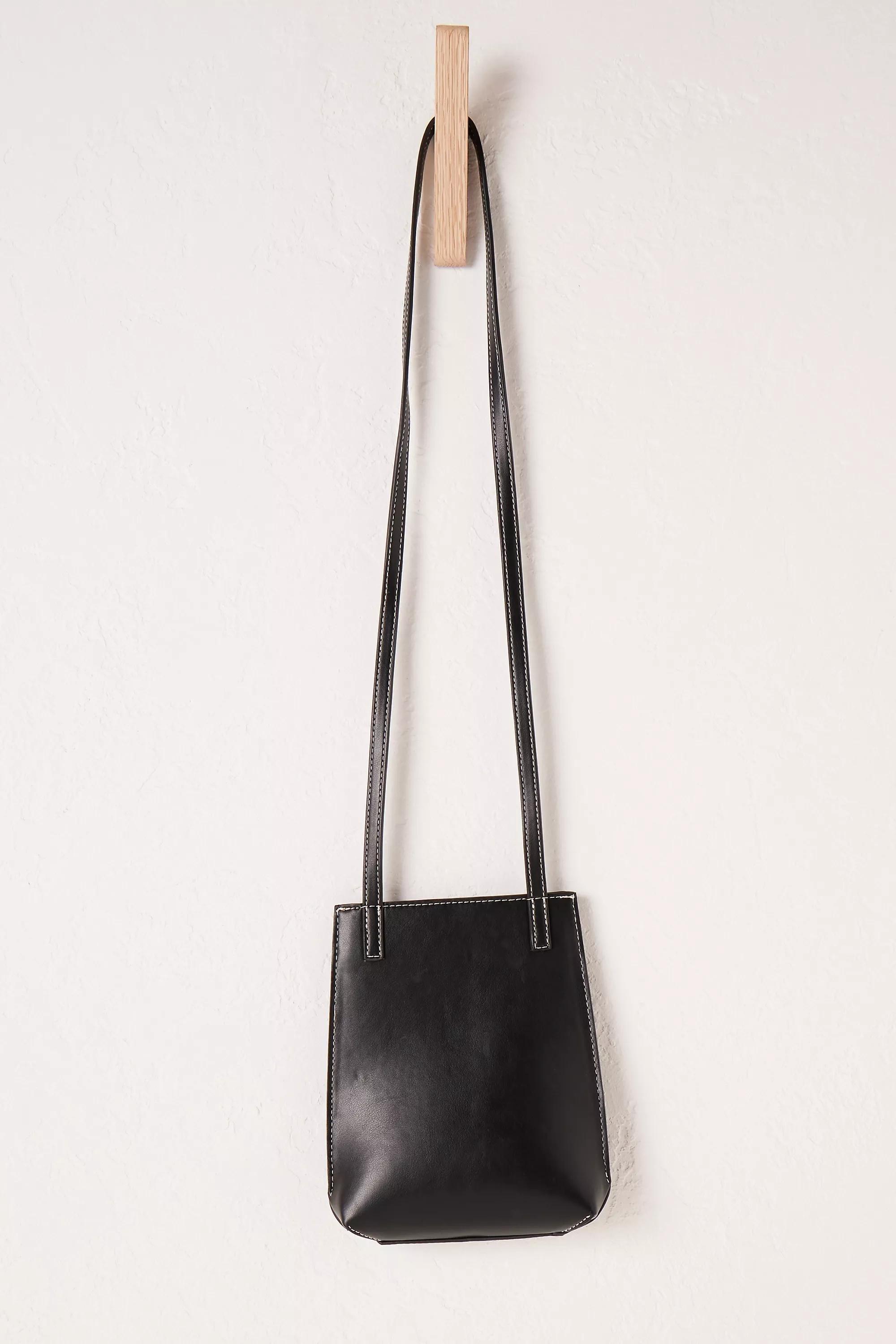 Mini Western Faux-Leather Pouch Crossbody Bag, Black, A501_0001, large image number 3