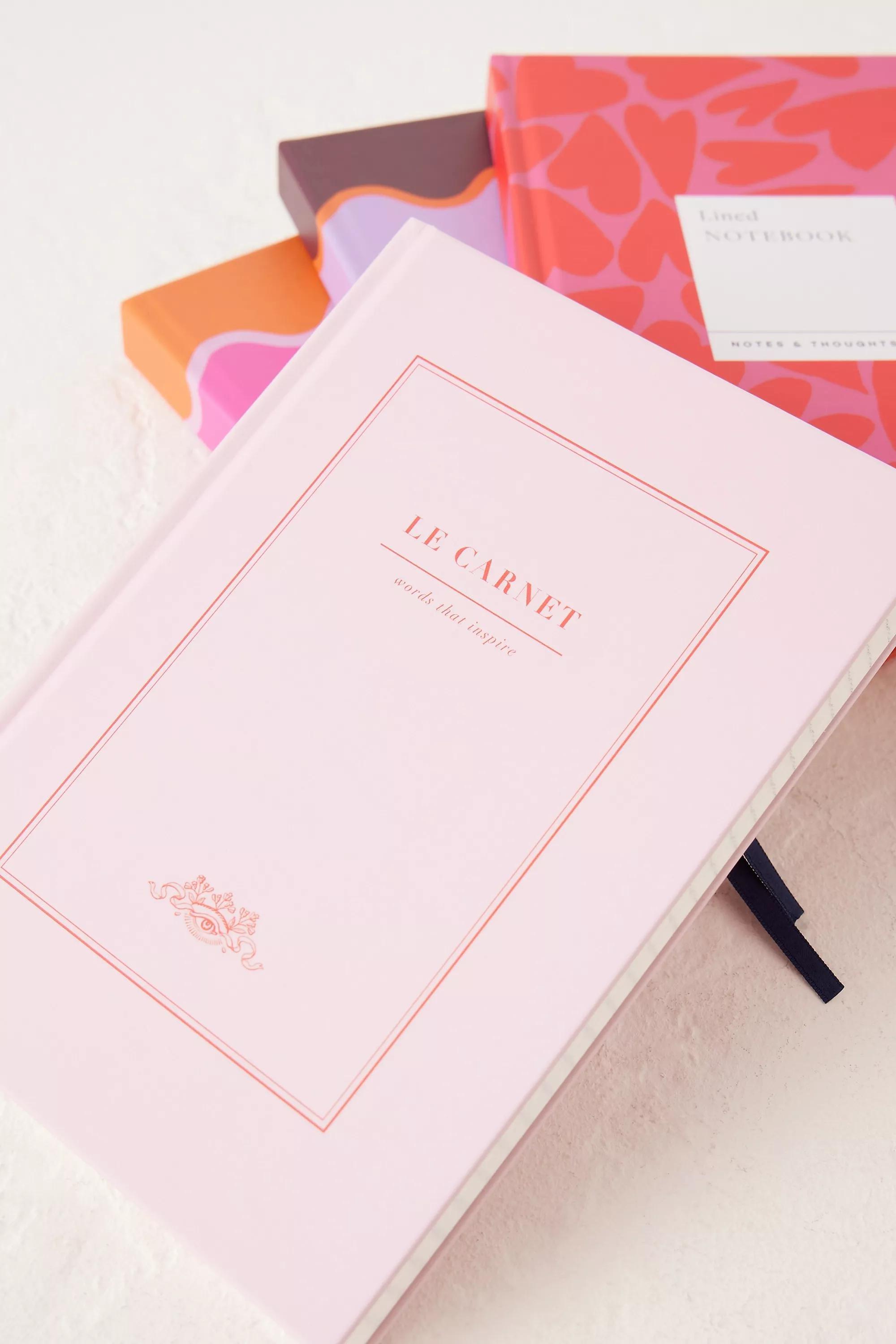 Papier Hardback Lined Notebook, Pink, , large image number 4