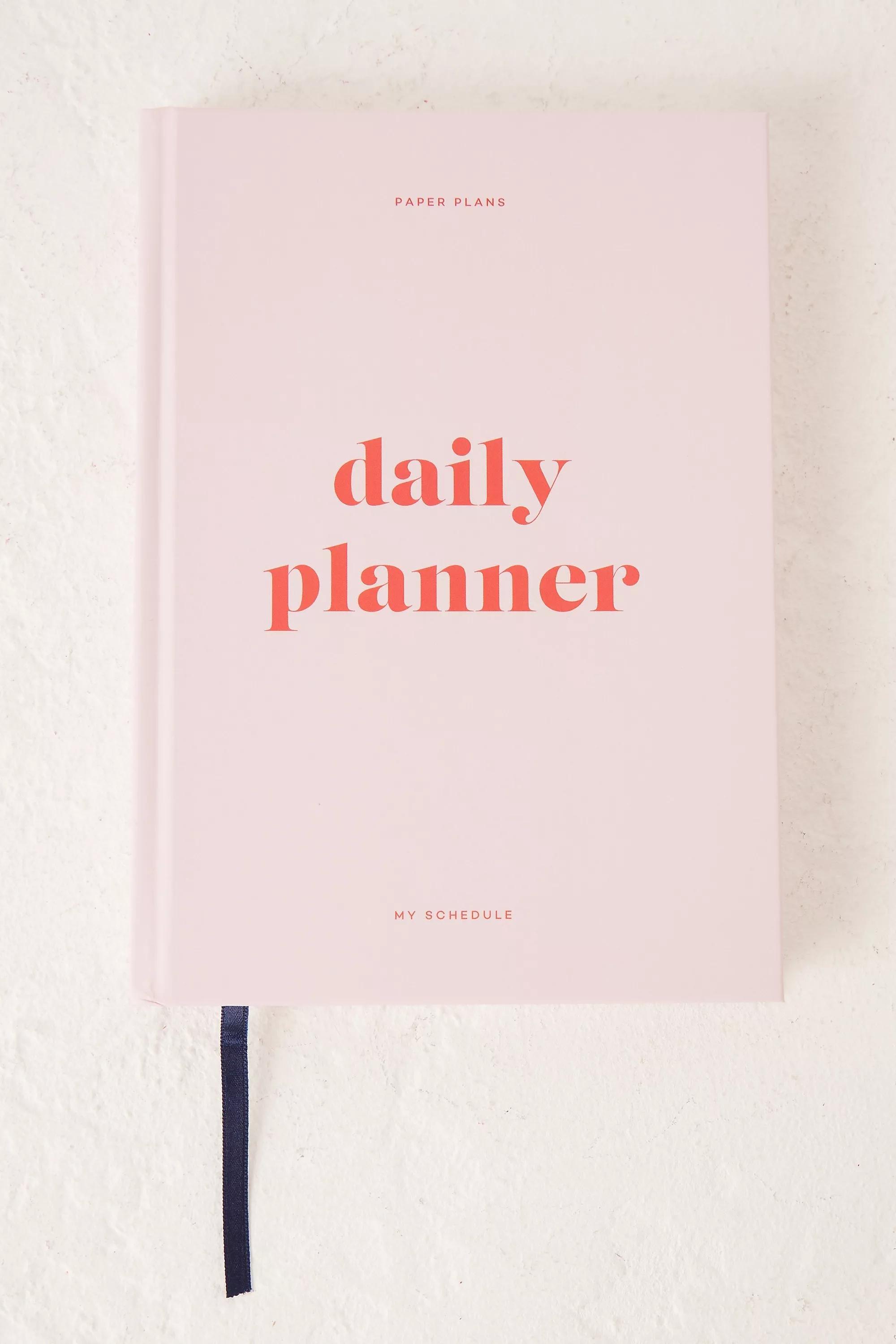 PINK Papier Hardback Daily Planner, , large image number 1