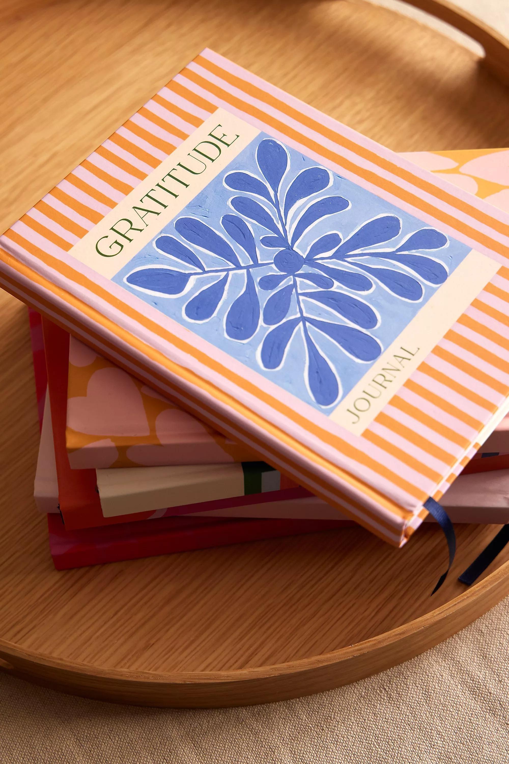 ORANGE Papier Hardback Gratitude Journal, , large image number 0