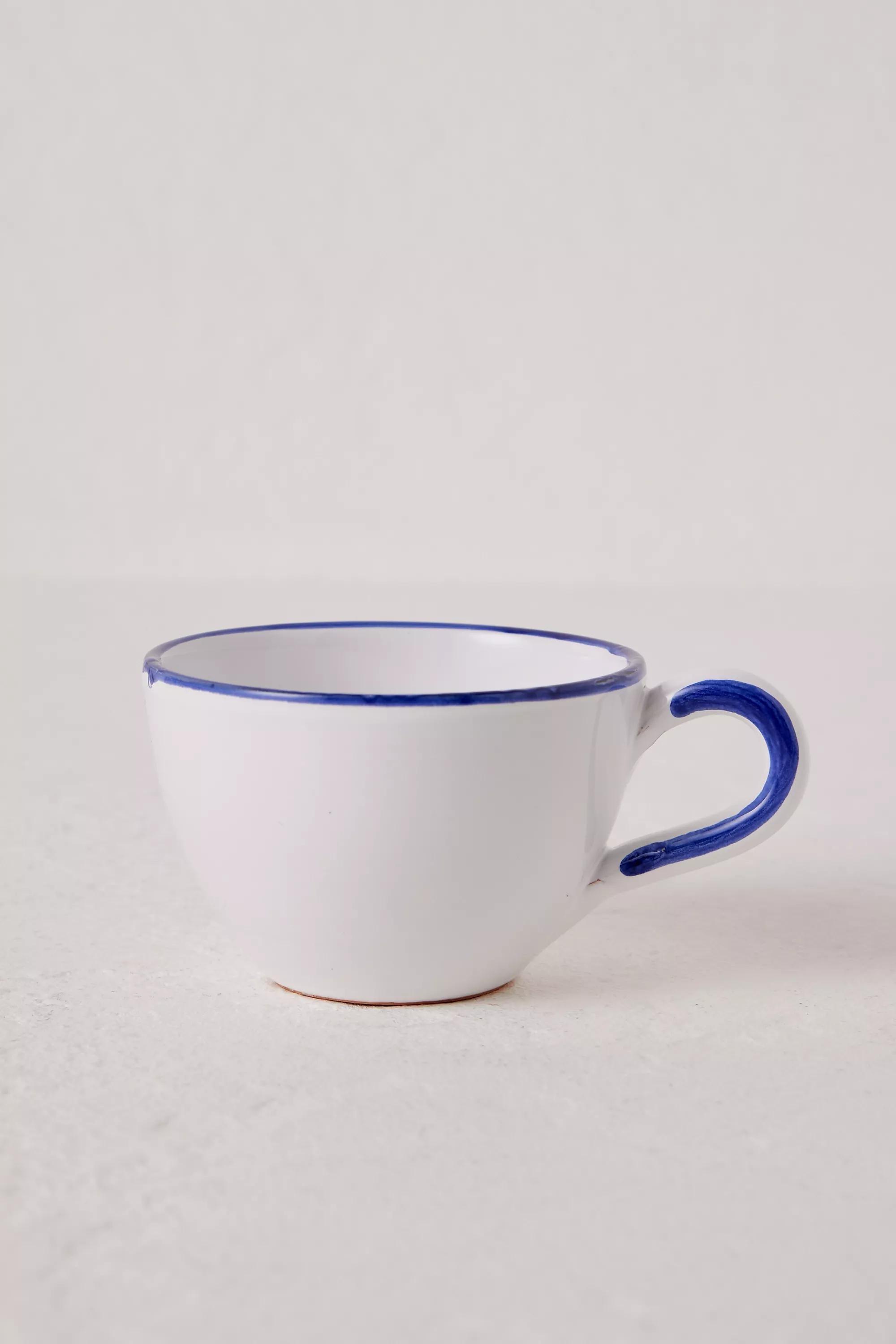 Jore Copenhagen Painted Tea Cup, Blue, A501_0040, large image number 0
