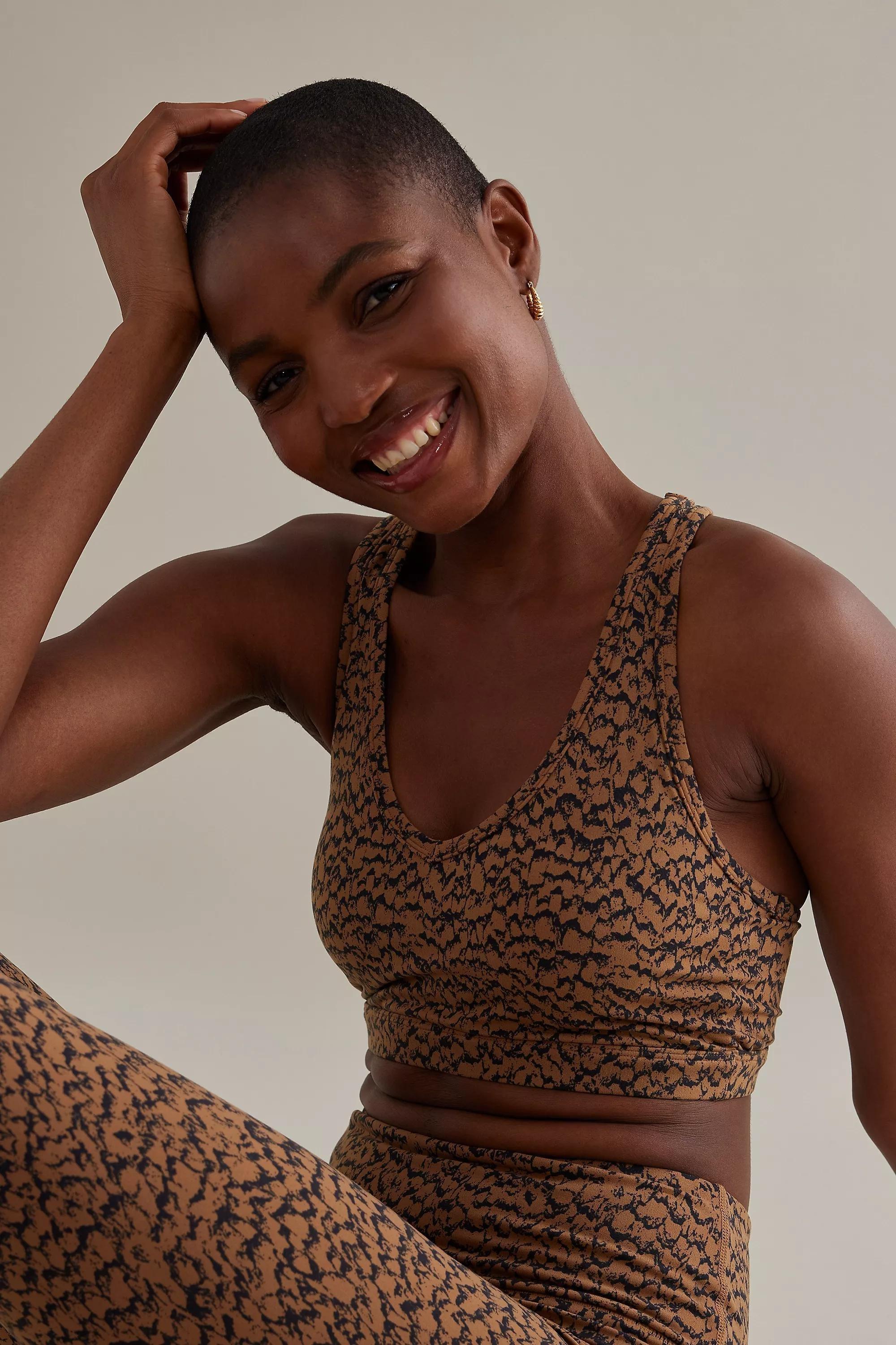 Varley Lets Move Printed Sports Bra, Multicolour, , large image number 1