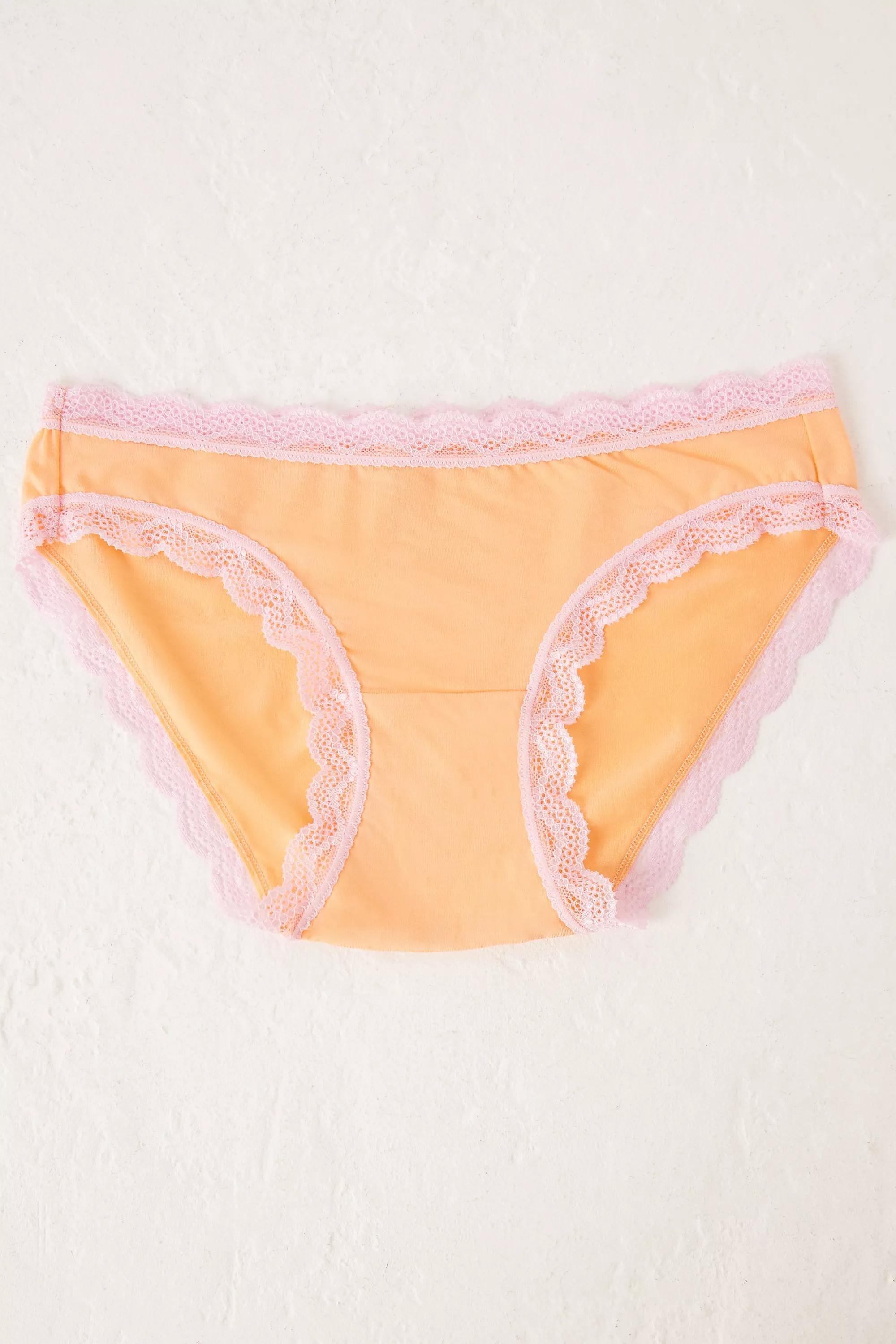 Stripe & Stare Knickers, Orange, A501_0083, large image number 4