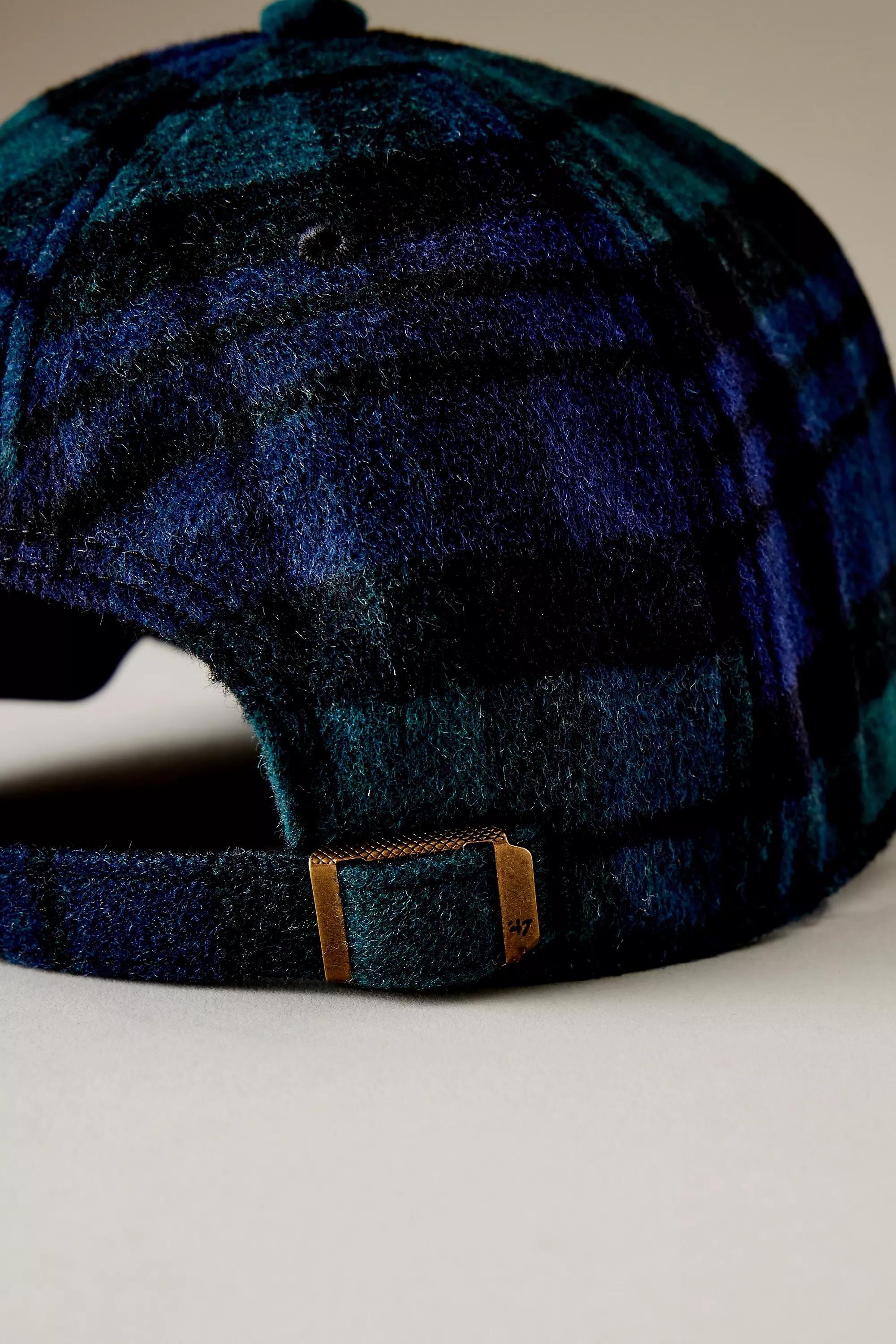 47 La Check Baseball Cap, Blue, A501_0040, large image number 2
