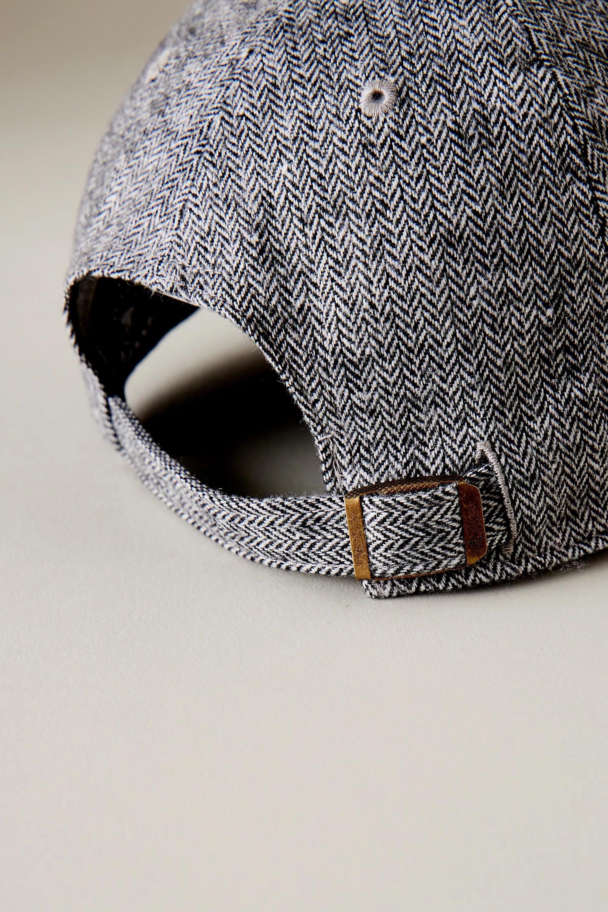 47 Herringbone La Baseball Cap, Black, A501_0001, large image number 2