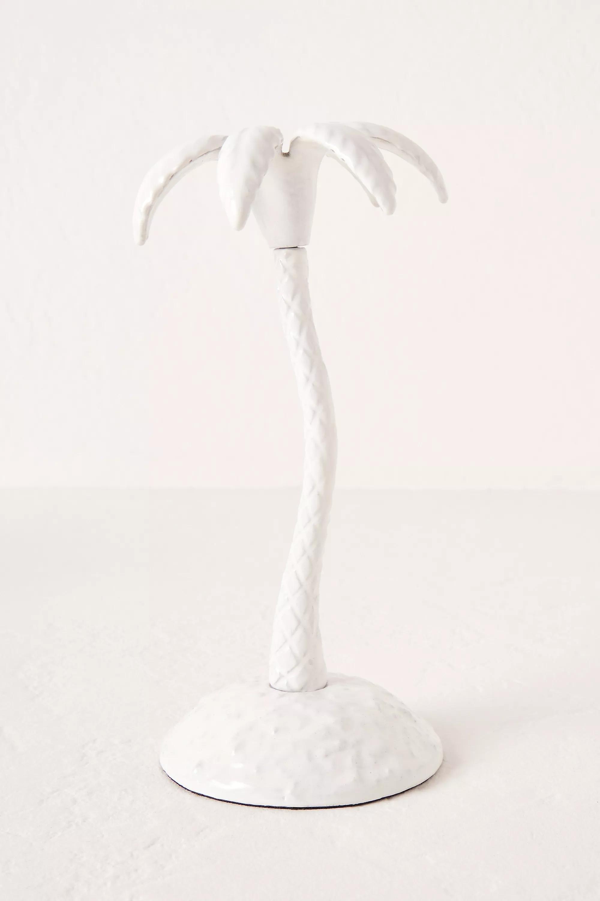 Les Ottomans Ceramic Candle Holder, White, A501_0010, large image number 1