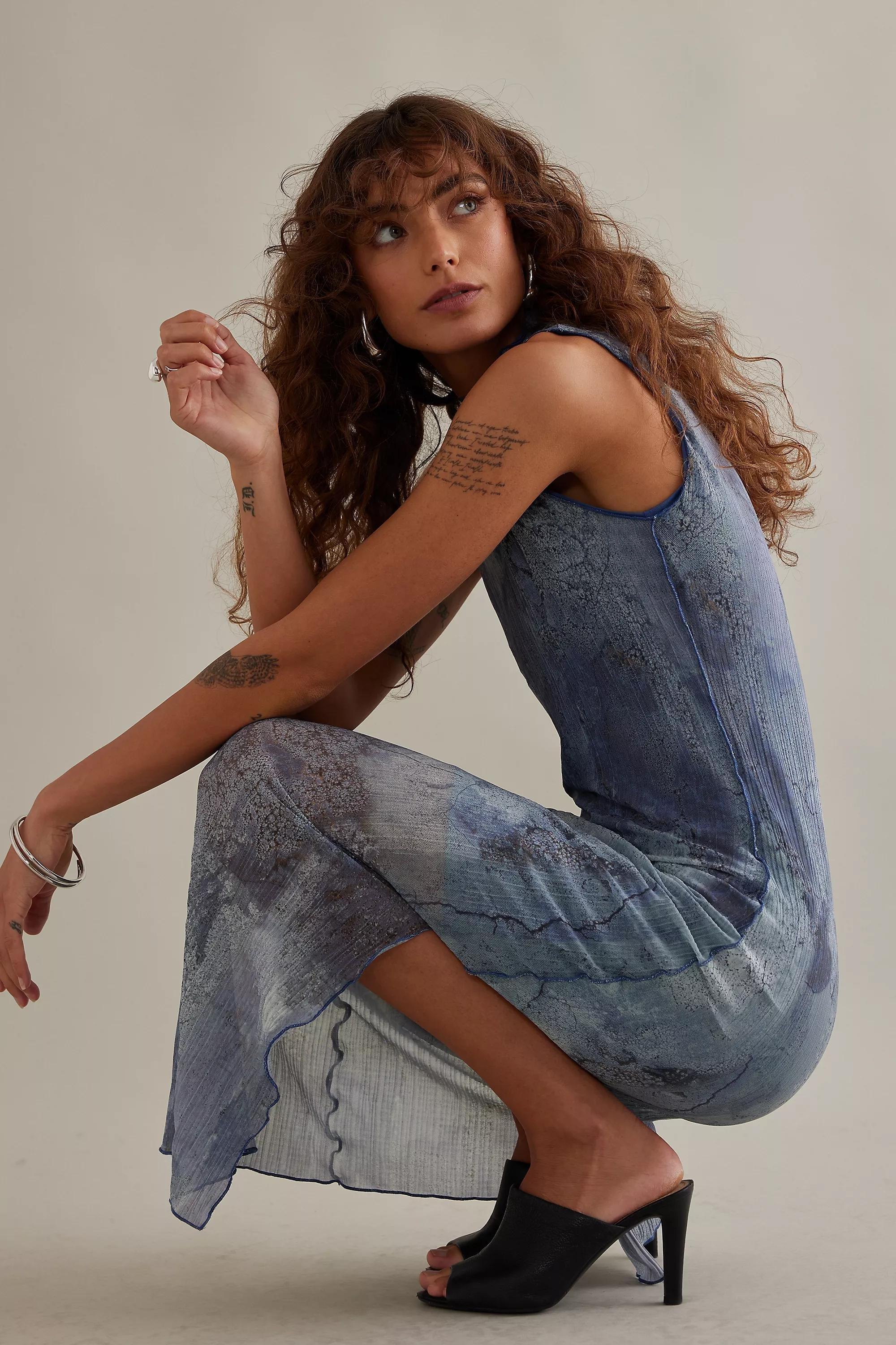 Mila Sleeveless Plisse Msh, Multicolour, , large image number 0