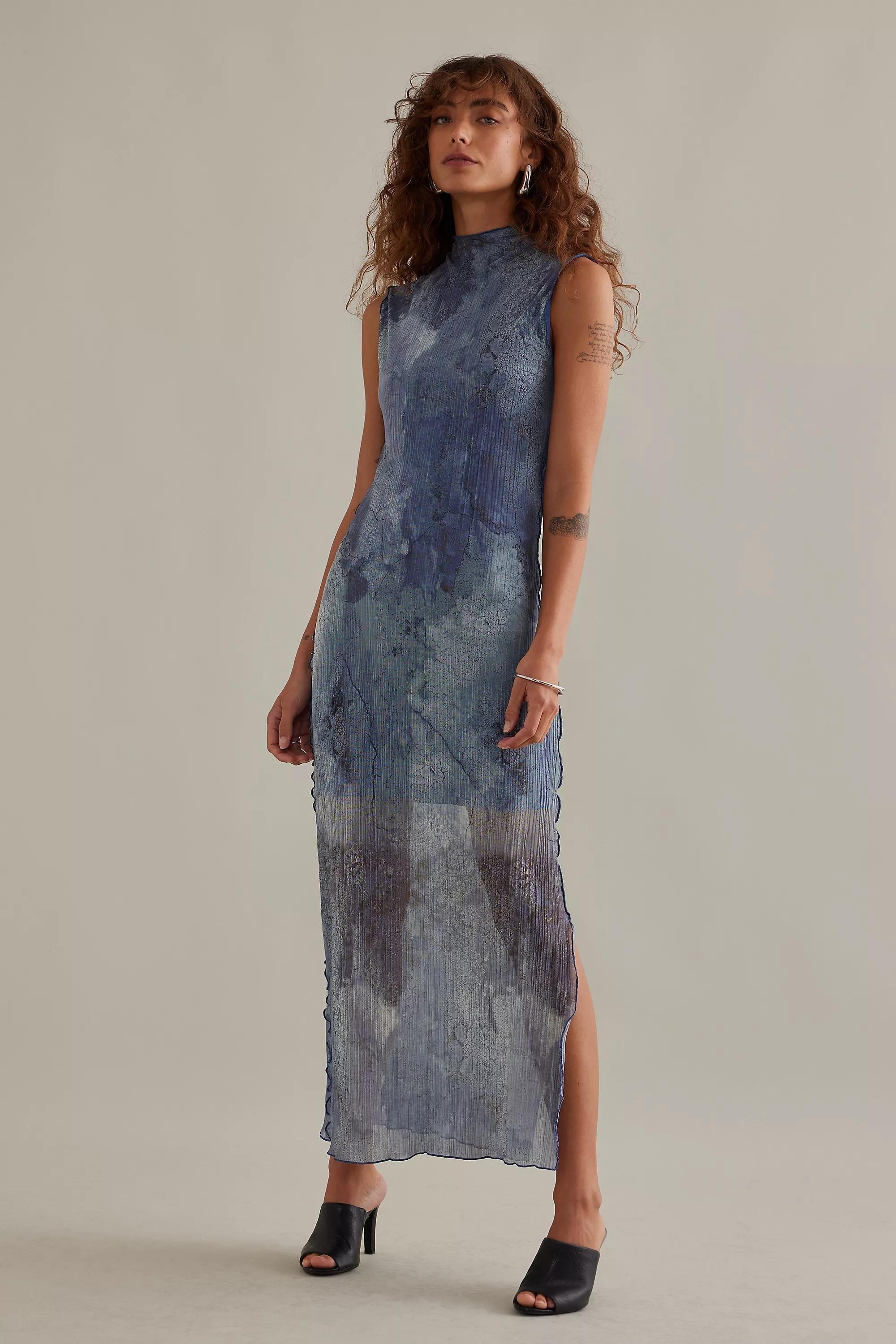 Mila Sleeveless Plisse Msh, Multicolour, , large image number 1