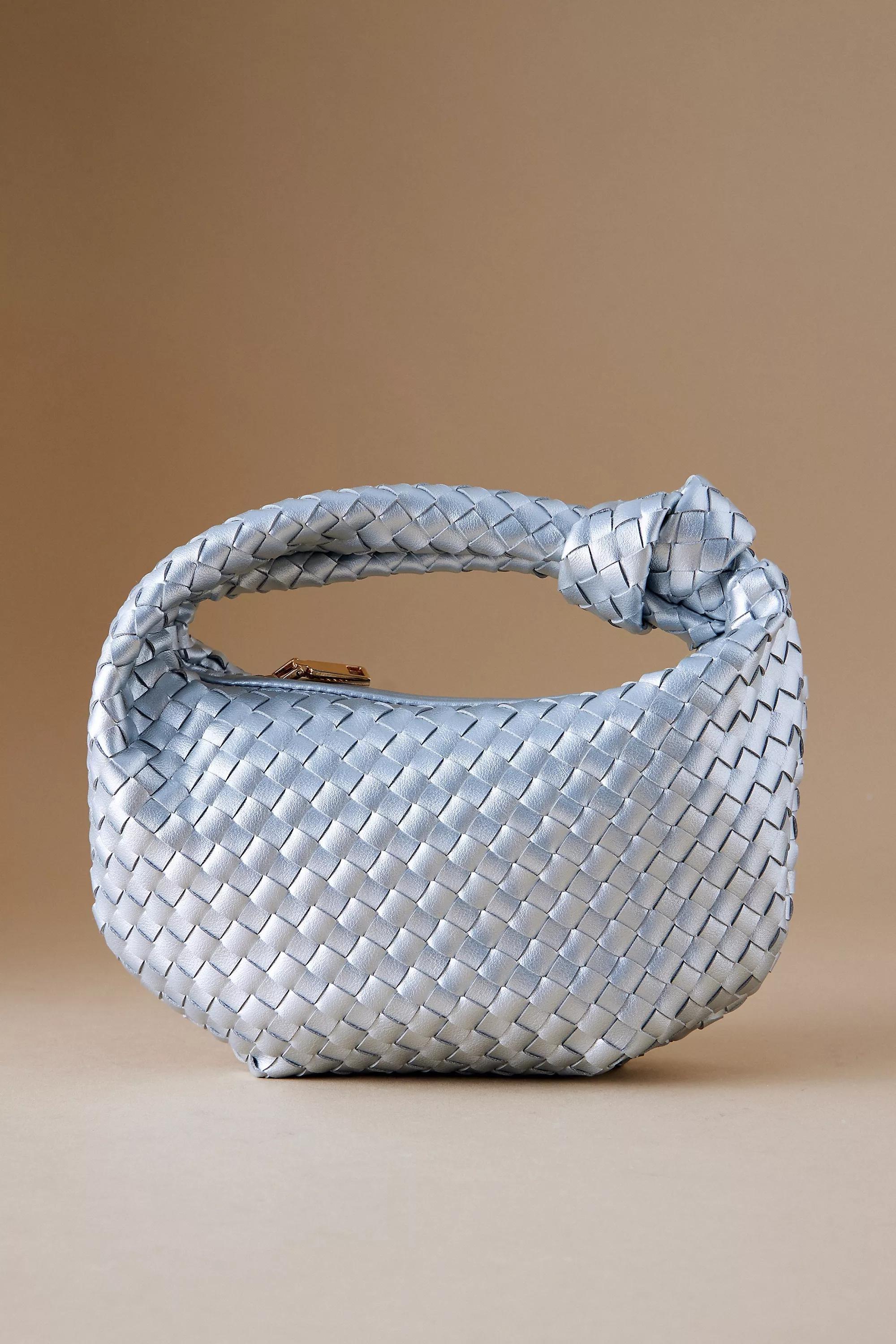 Anthropologie Woven Shoulder Bag, Blue, A501_0007, large image number 0