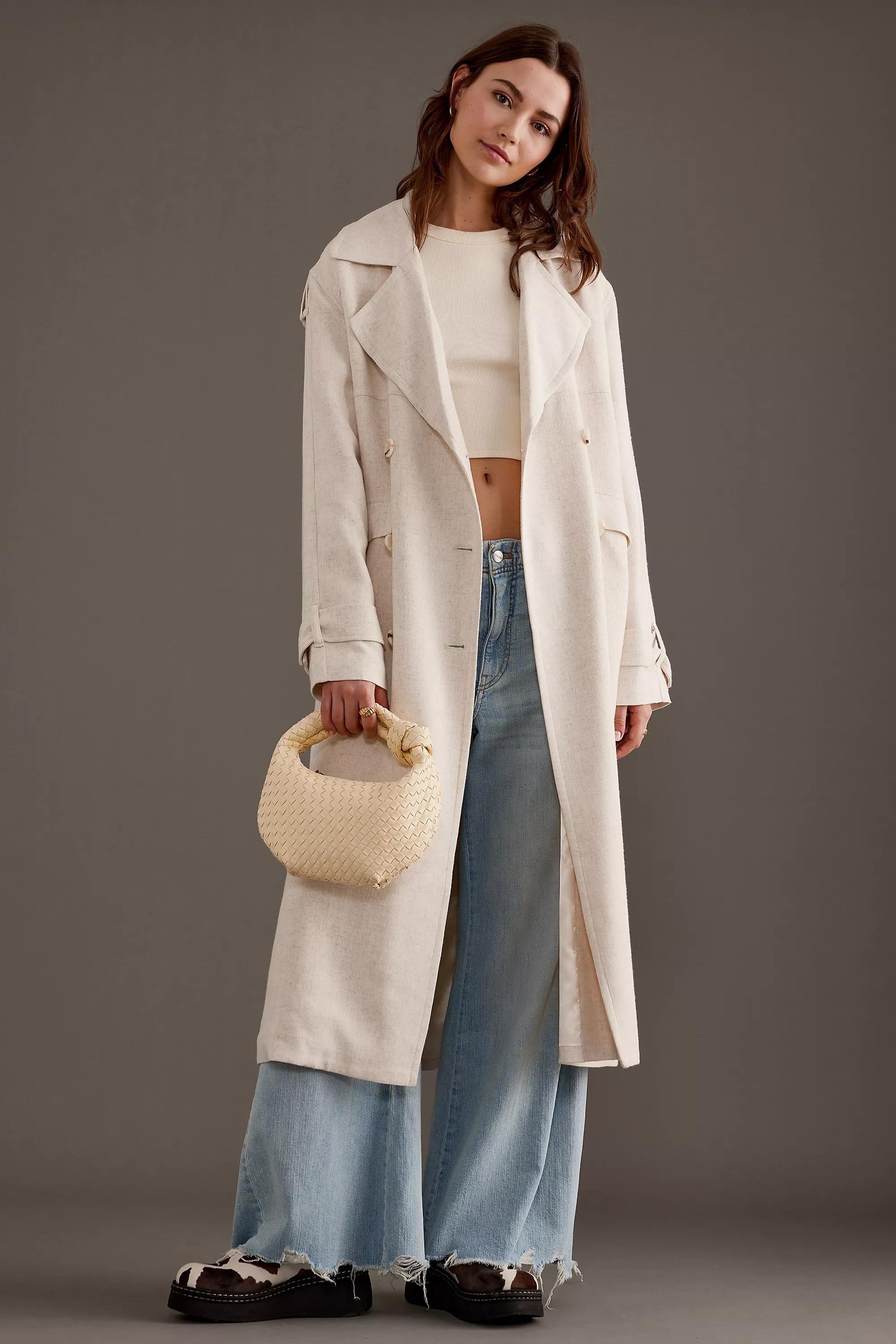Melie Bianco Larissa Woven Faux-Leather Shoulder Bag, Yellow, A501_0270, large image number 2
