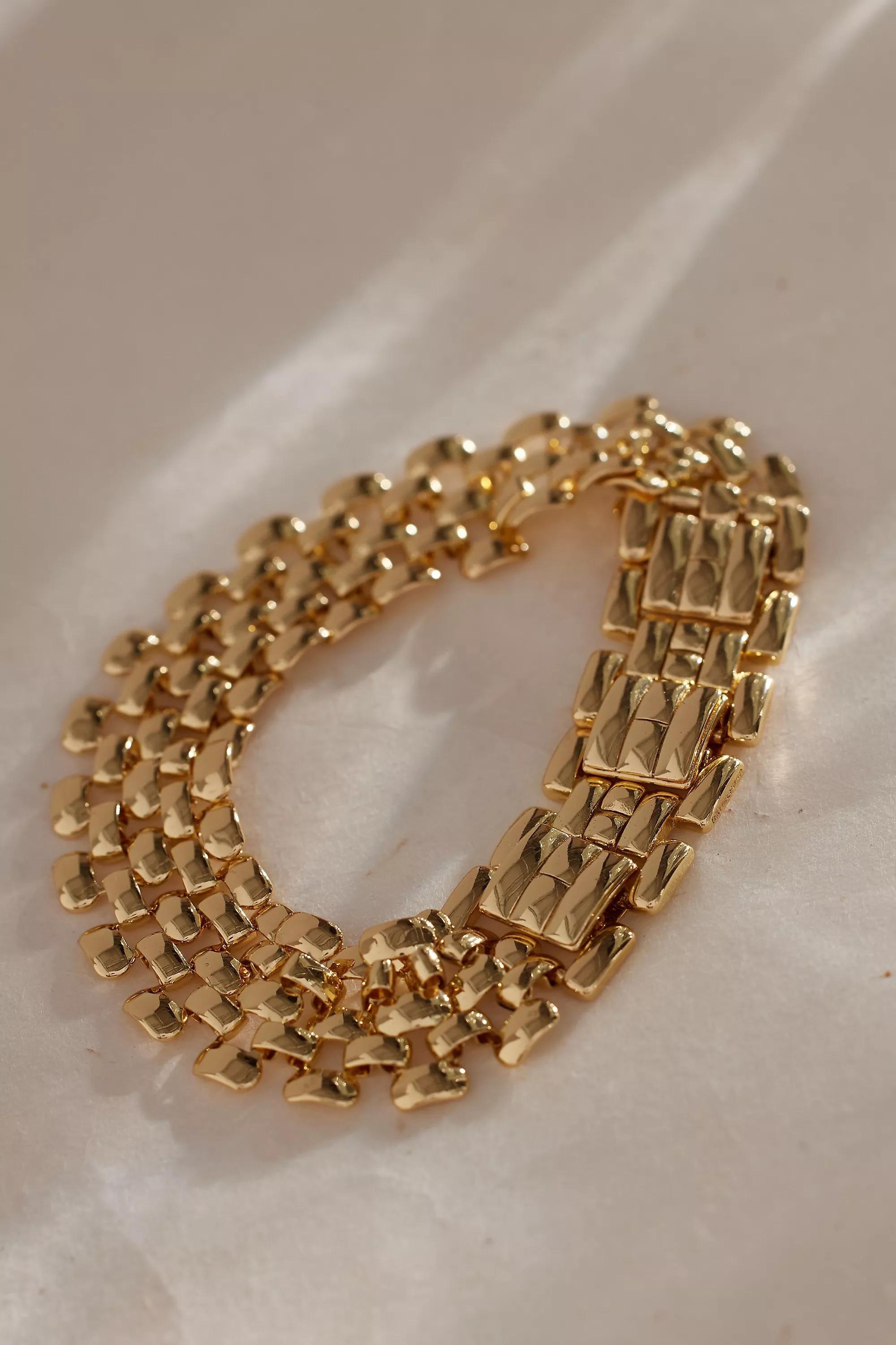 Gold Uk Bb Textured Brace, , large image number 1
