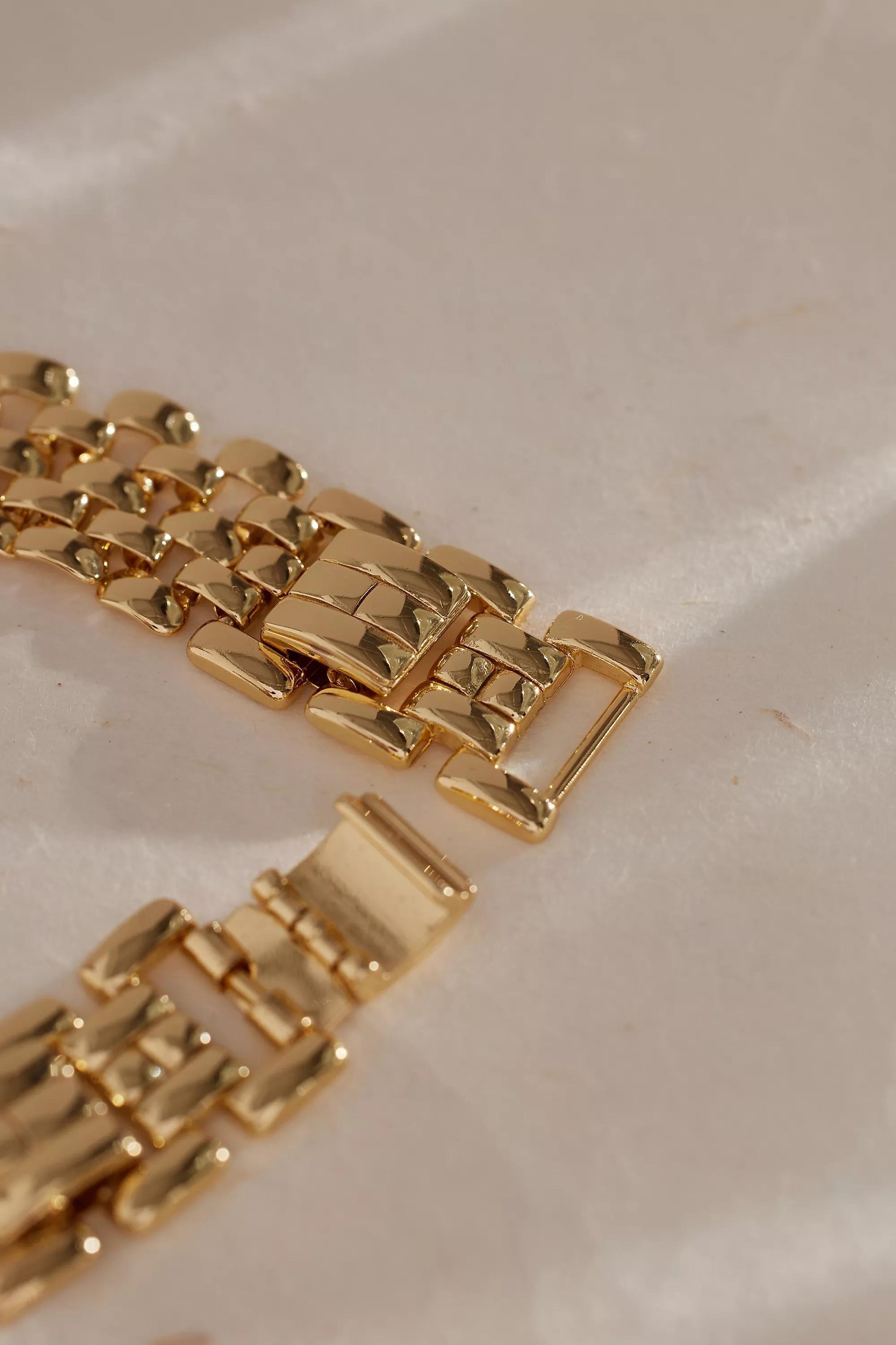 Gold Uk Bb Textured Brace, , large image number 2