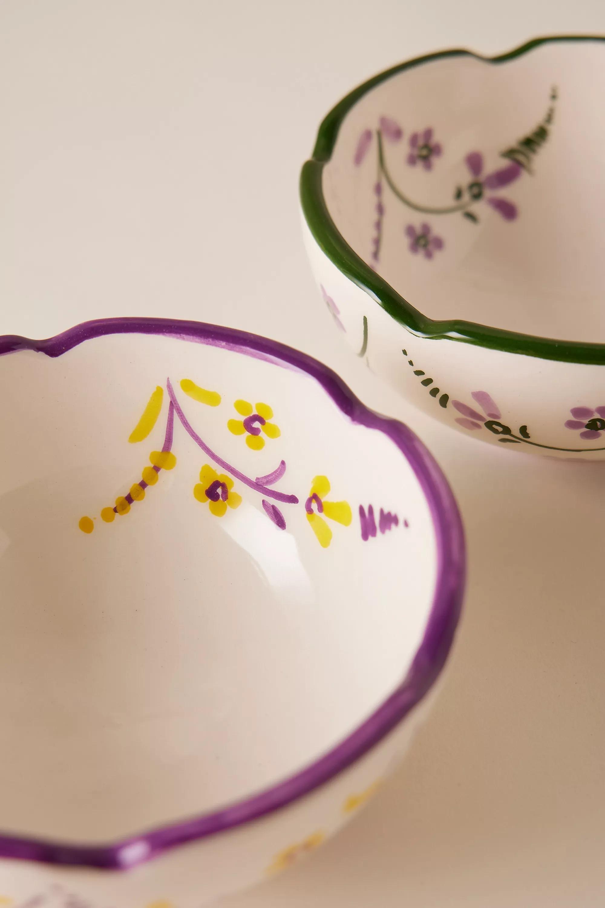 PURP *uk Vsl Sclopd Green Bowl, A501_0050, large image number 1