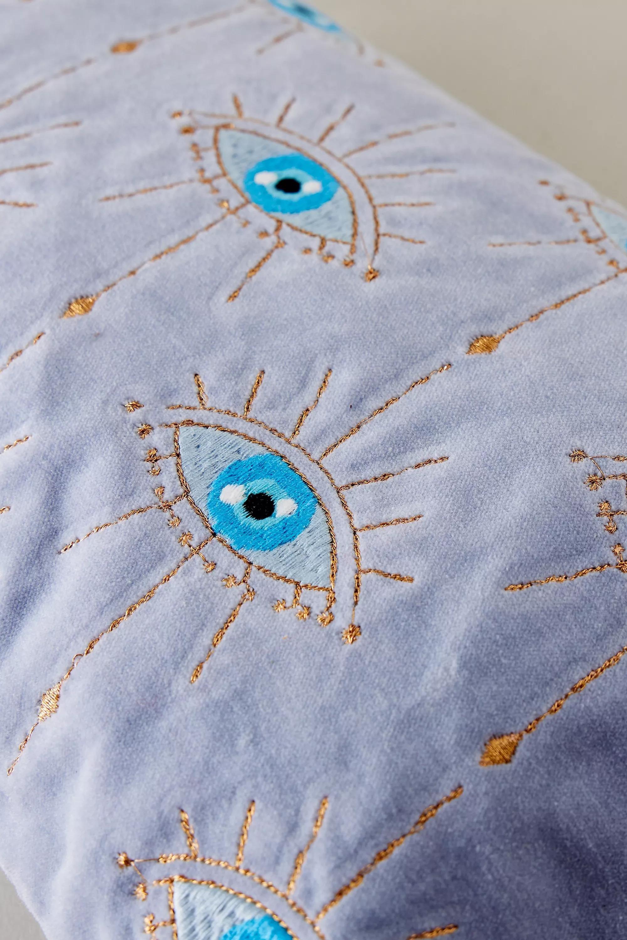 Uk Eliz Scar Evil Eye Pouch, Blue, A501_0040, large image number 2