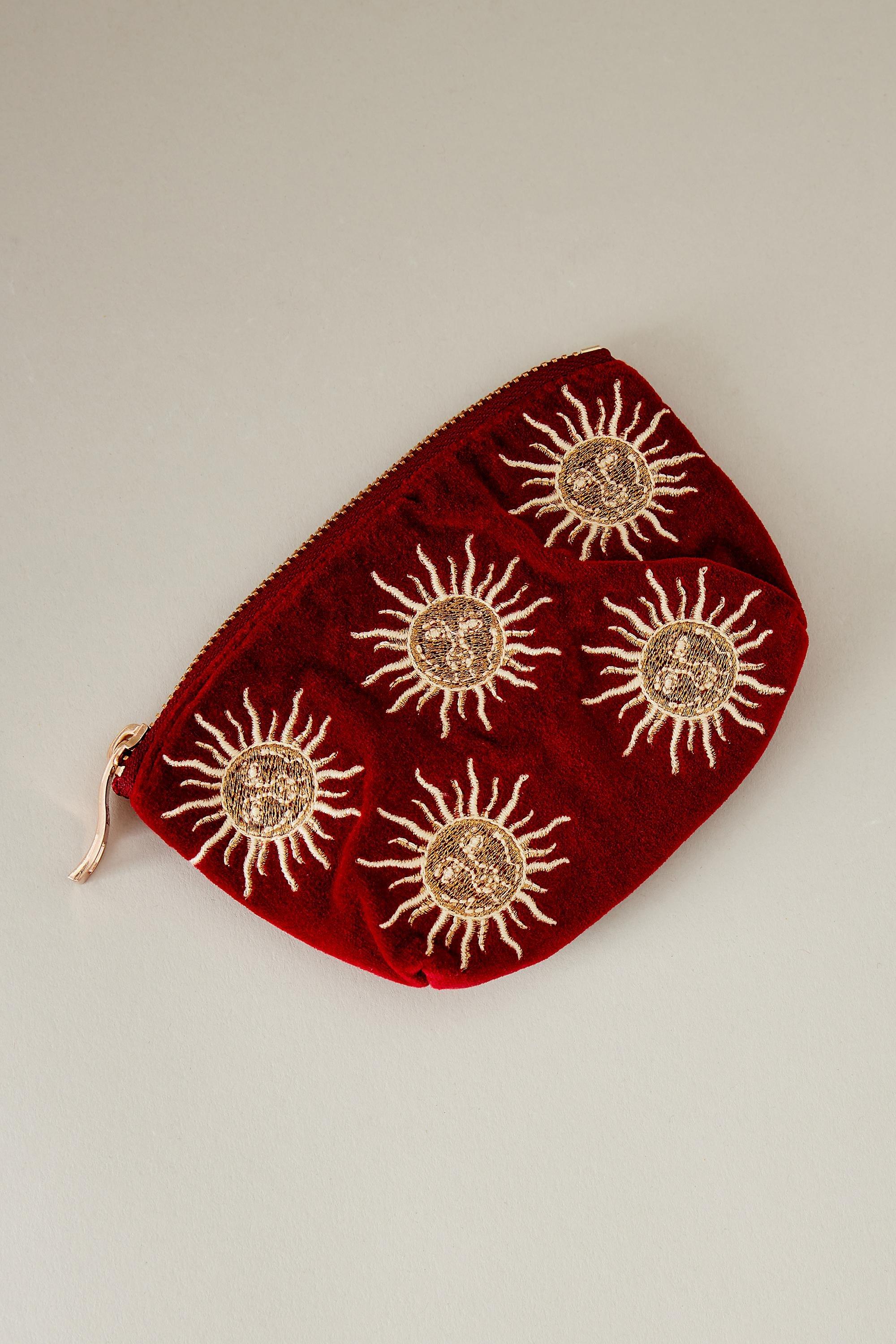 Uk Eliz Scar Sun Coin Purse, Red, , large image number 0